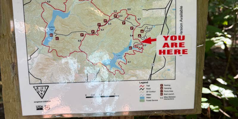 Camper submitted image from Hoosier National Forest South Slope Loop Campground