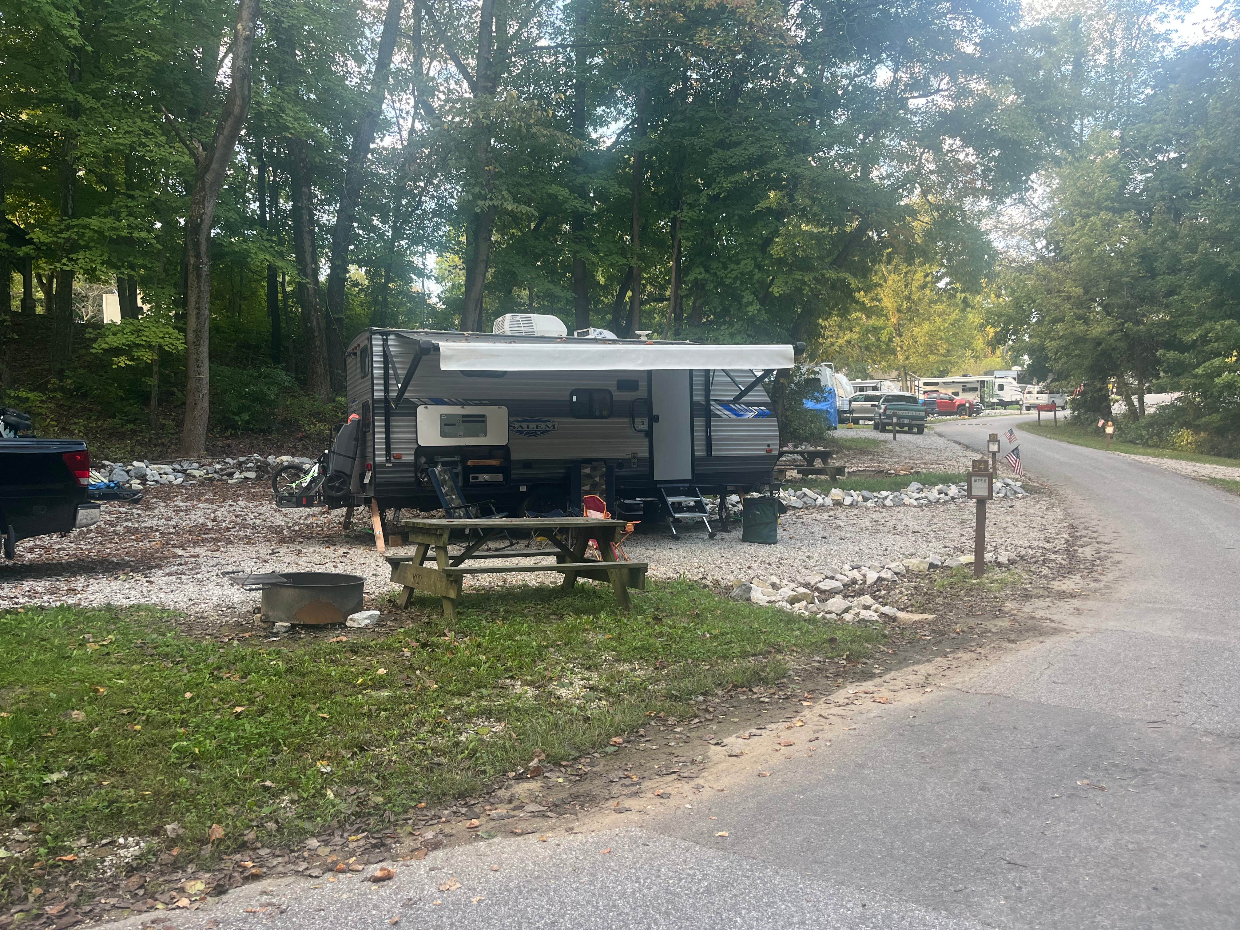 Jeremy K.'s photo of rv camping at Ouabache Trails County Park near Carlisle, IN