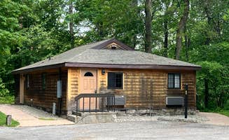 Amy K.'s photo of glamping accommodations at Pokagon State Park Campground near Bristol, IN