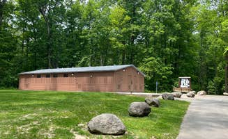 Amy K.'s photo of glamping accommodations at Pokagon State Park Campground near Clayton, MI