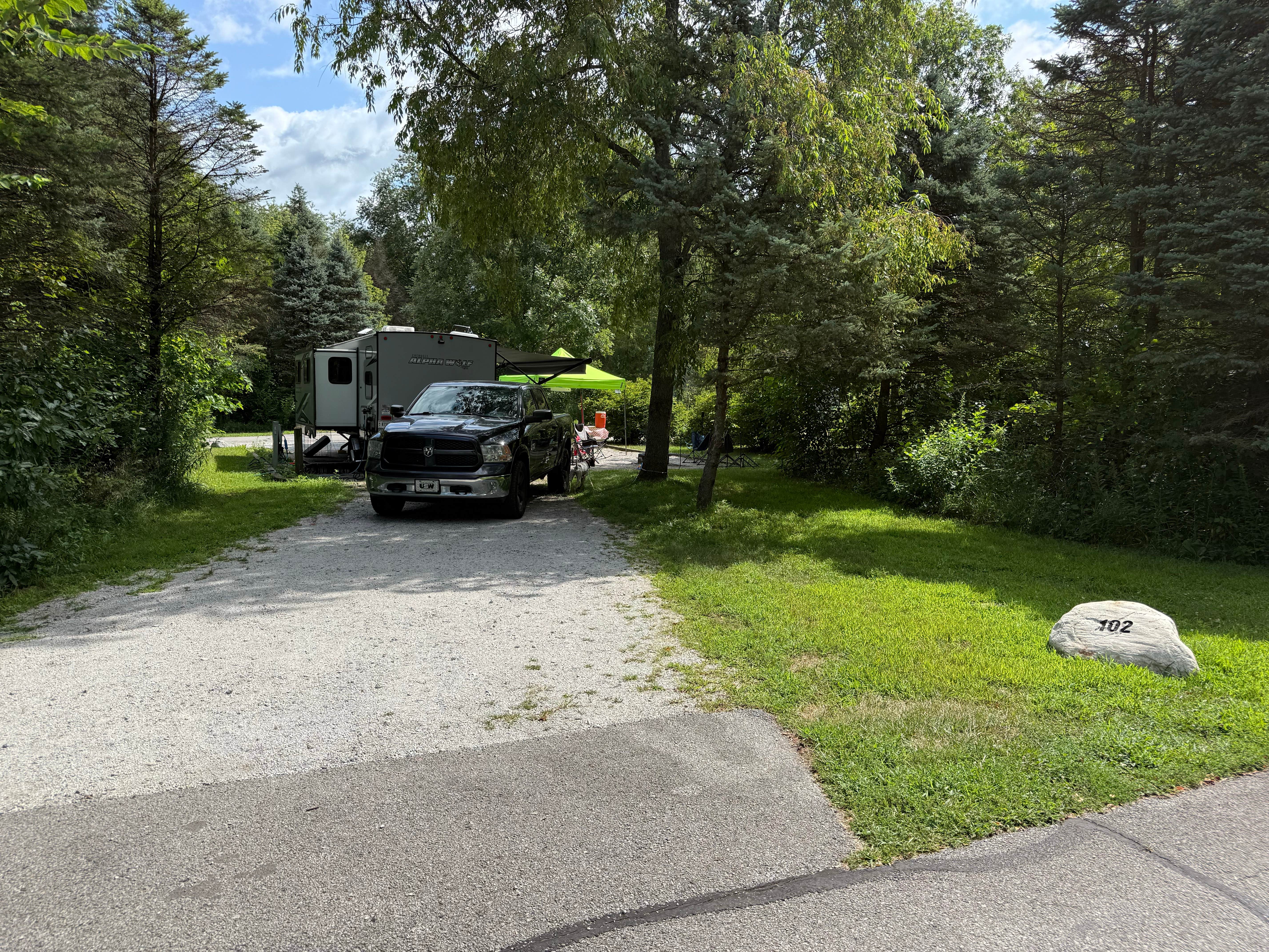 Scott B.'s photo of rv camping at Prophetstown State Park Campground near Alamo, IN