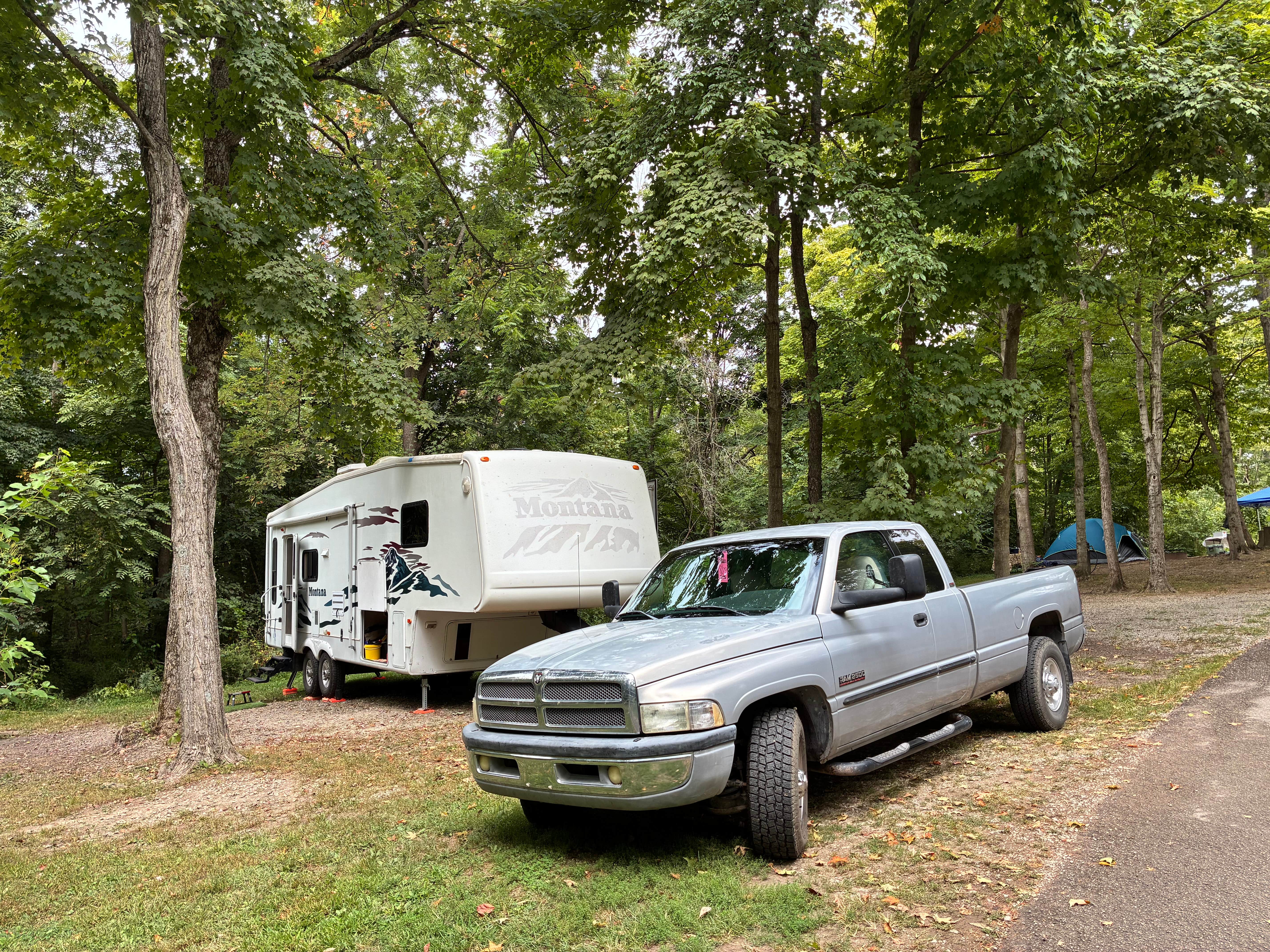 Lisa M.'s photo of rv camping at Summit Lake State Park Campground near Selma, IN