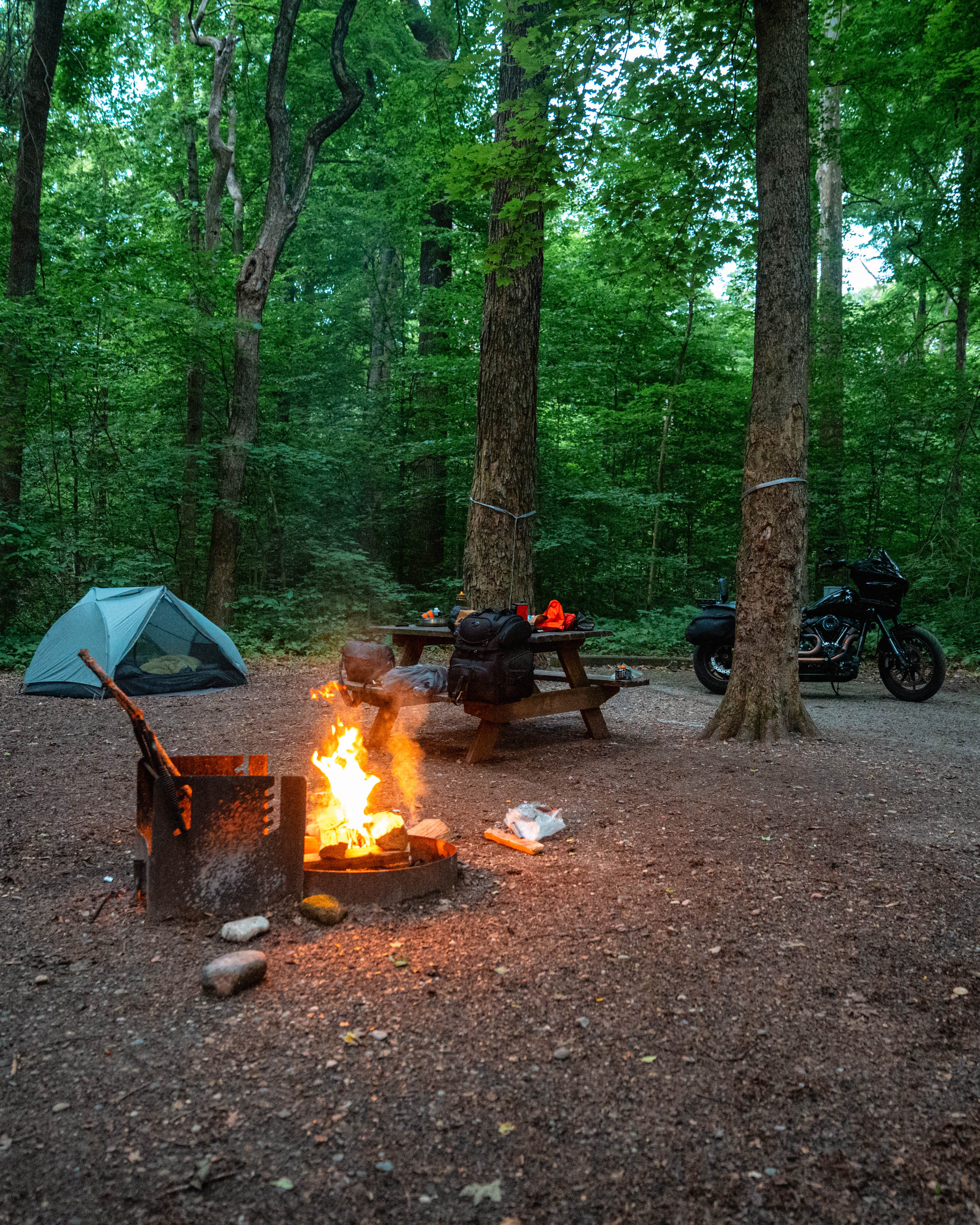 Staci W.'s photo at Turkey Run State Park Campground near Bloomingdale, IN
