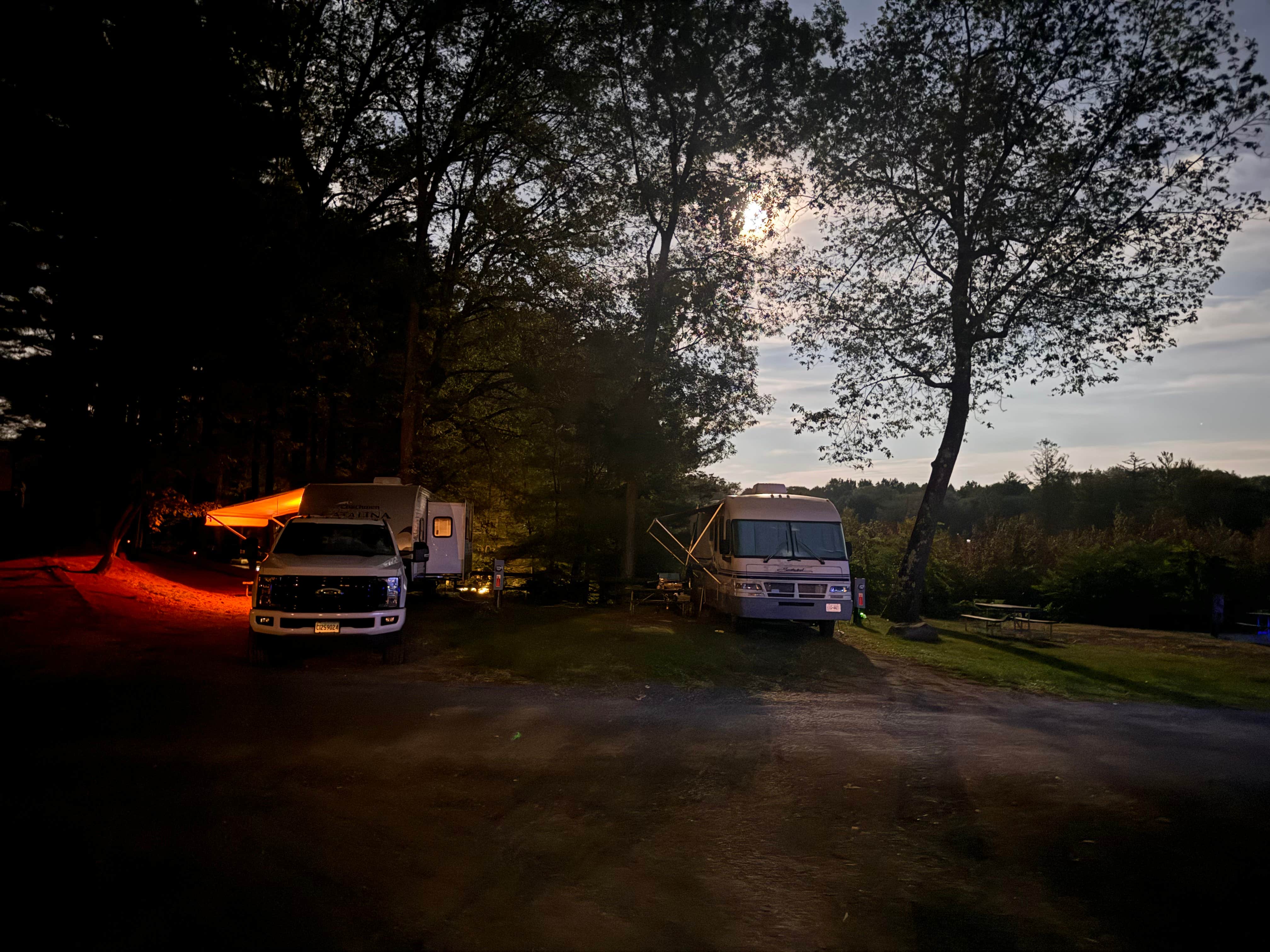 David P.'s photo of rv camping at Interlake RV Park & Campground near Hunter, NY