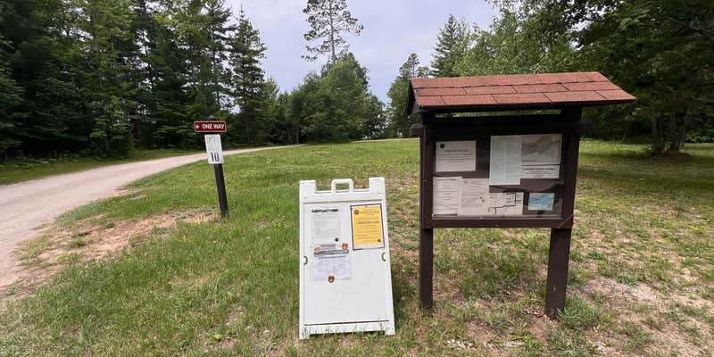 Camper submitted image from Green Lake Rustic North — Interlochen State Park