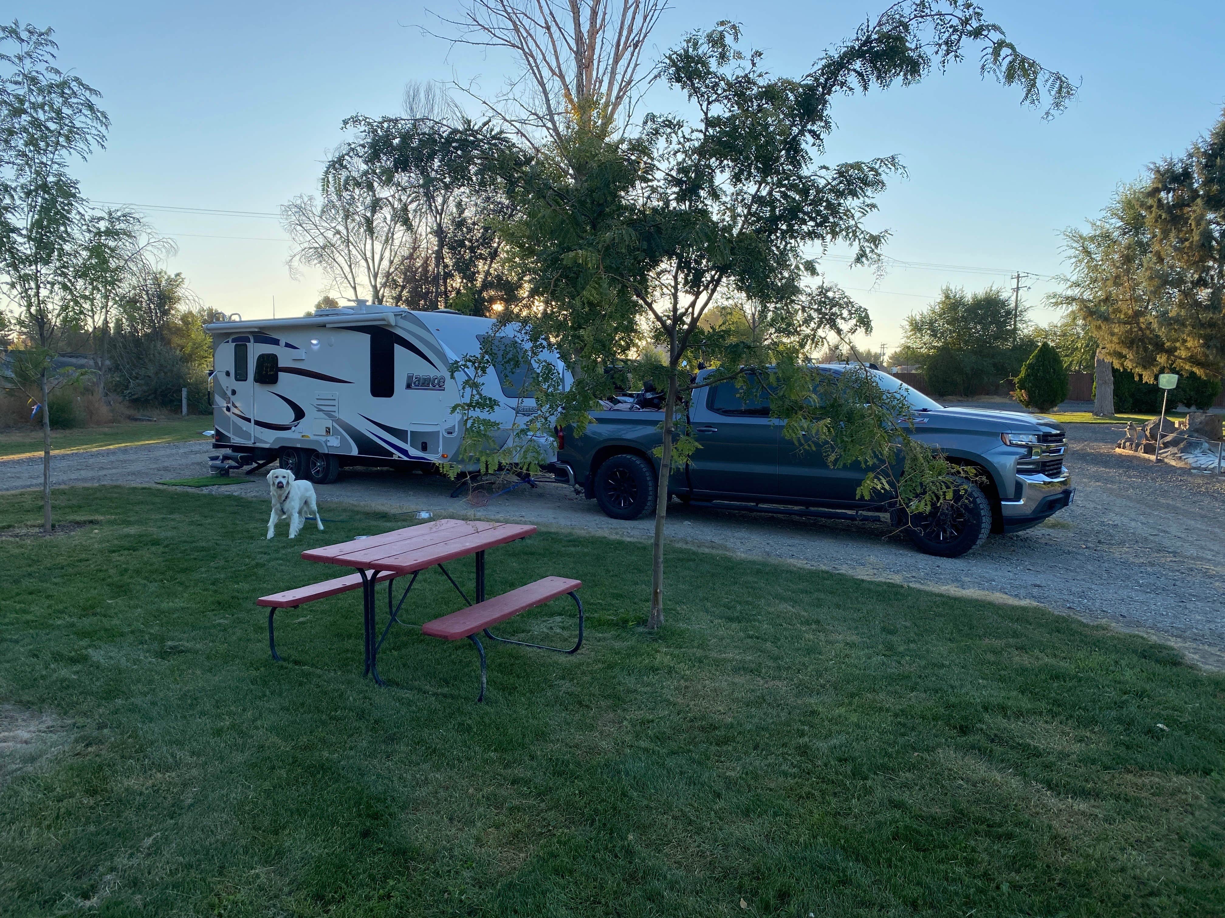 julie S.'s photo of rv camping at Wilson's RV Park near Wendell, ID