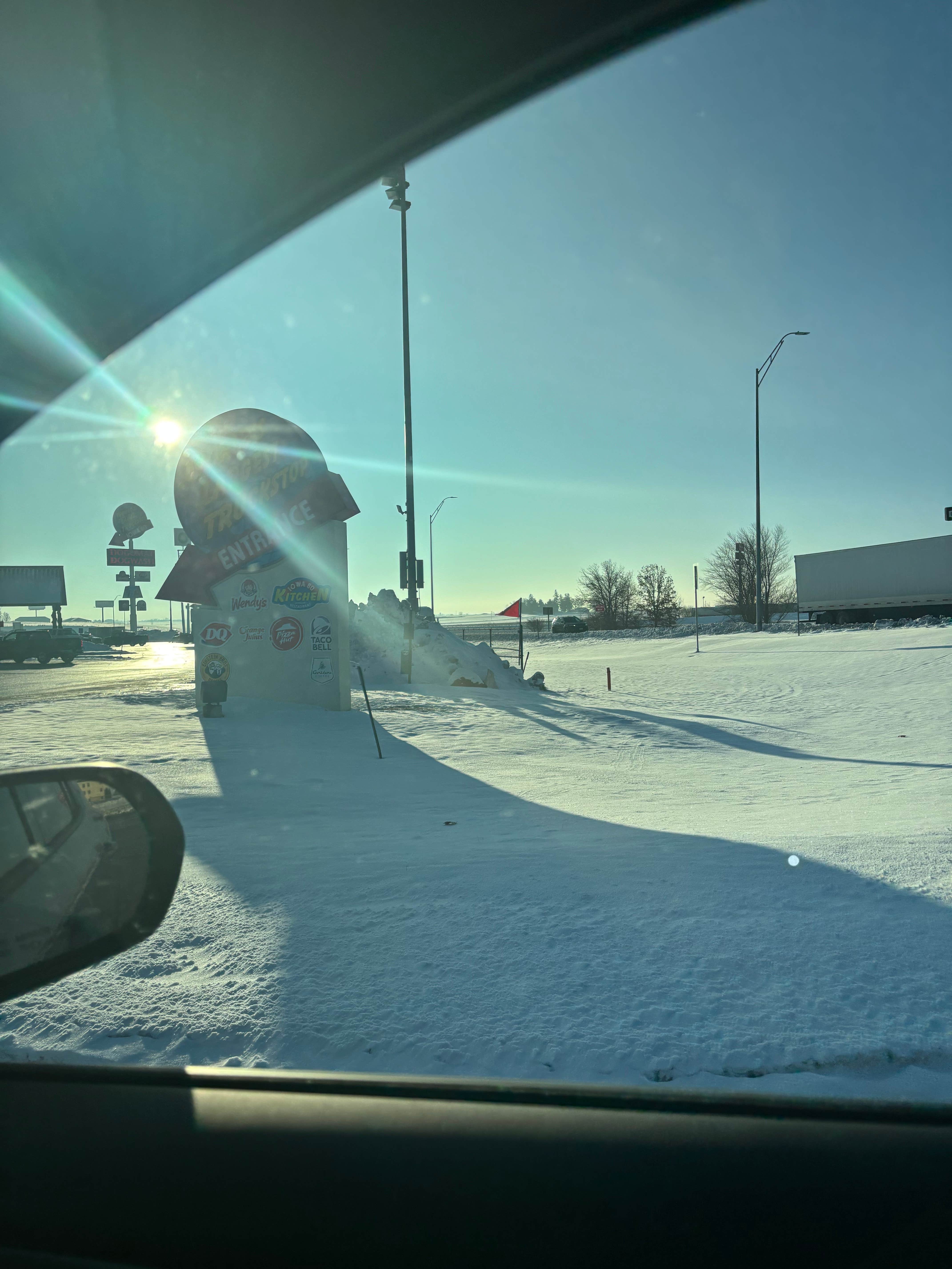 Camper-submitted photo at Iowa 80 Truckstop near Mississippi River - Pools 11-22