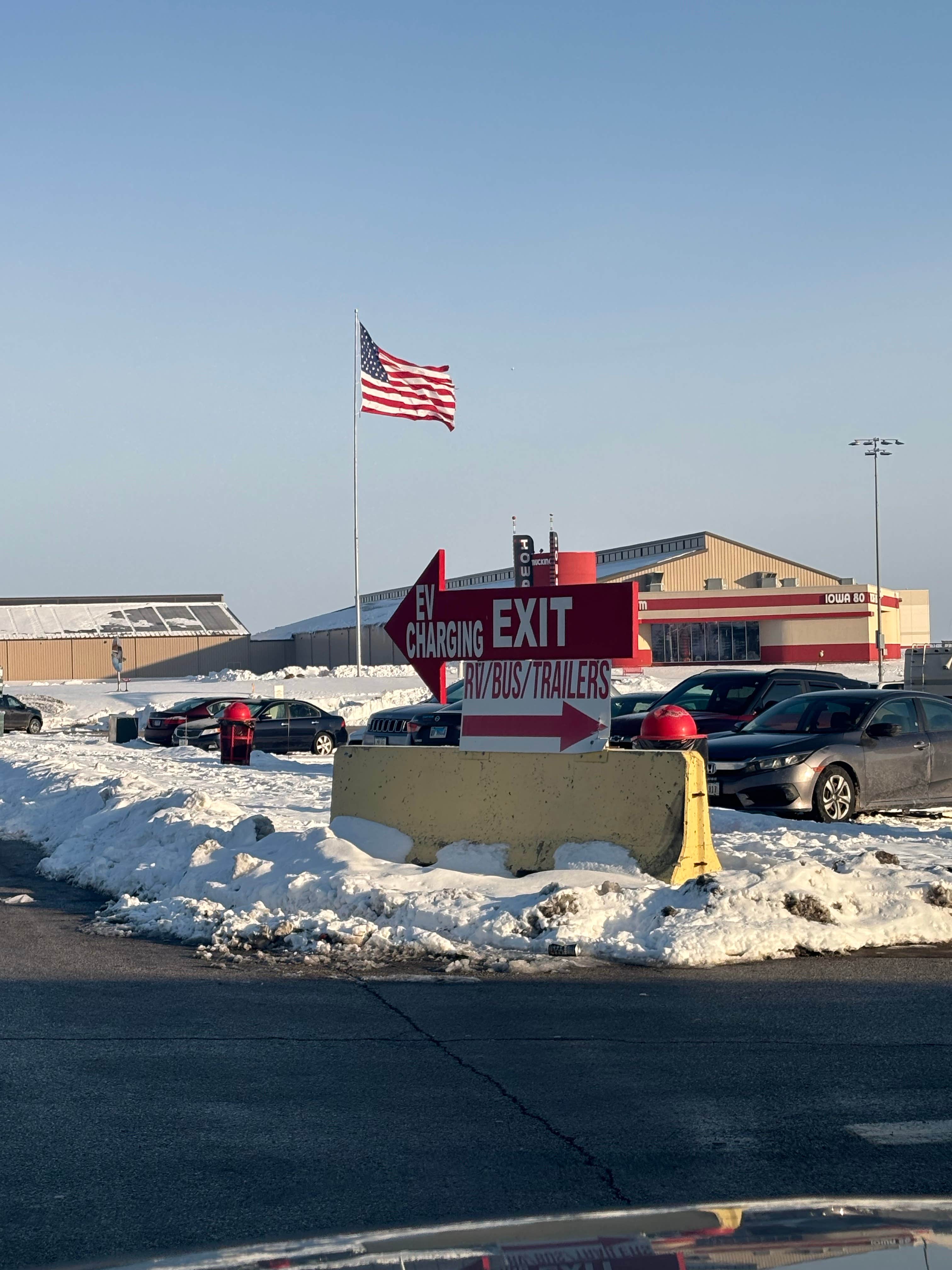 Camper-submitted photo at Iowa 80 Truckstop near Mississippi River - Pools 11-22