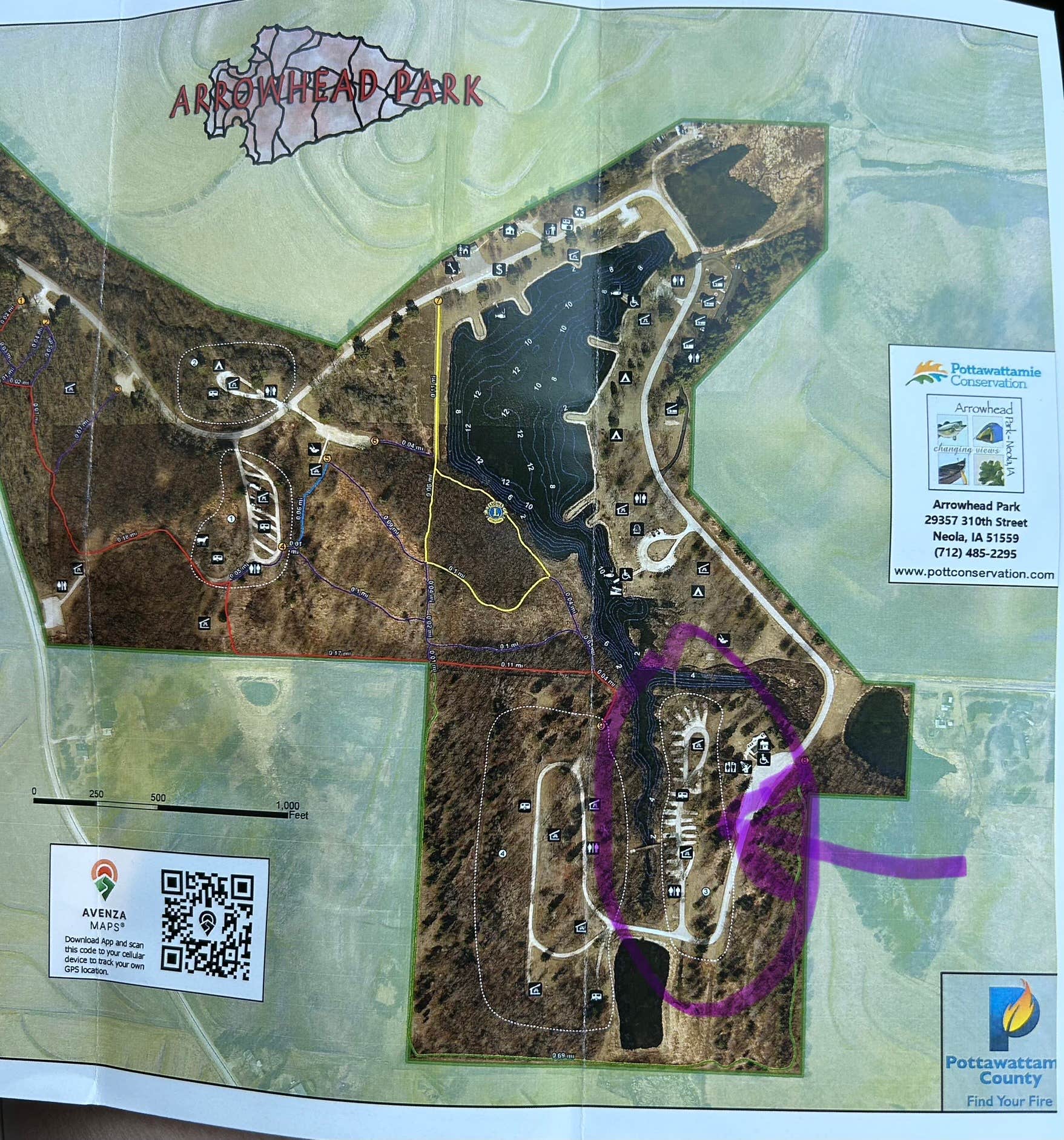 Camper-submitted photo at Arrowhead Park Campground near Pisgah, IA