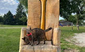 Kathy B.'s photo of camping with pets at Adair City Park near Villisca, IA