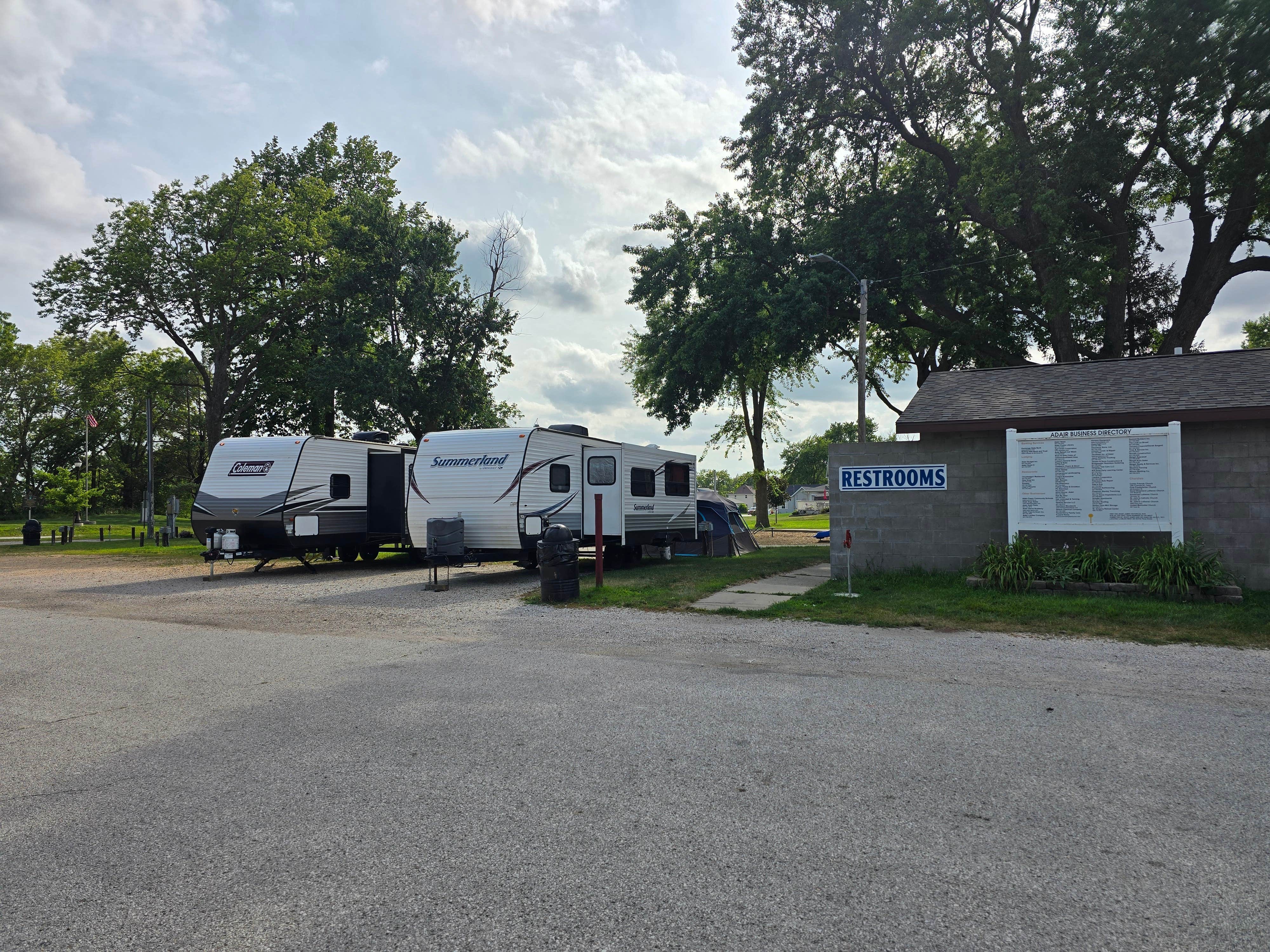 Camping near Mormon Trail County Park: Adair City Park, Anita, Iowa