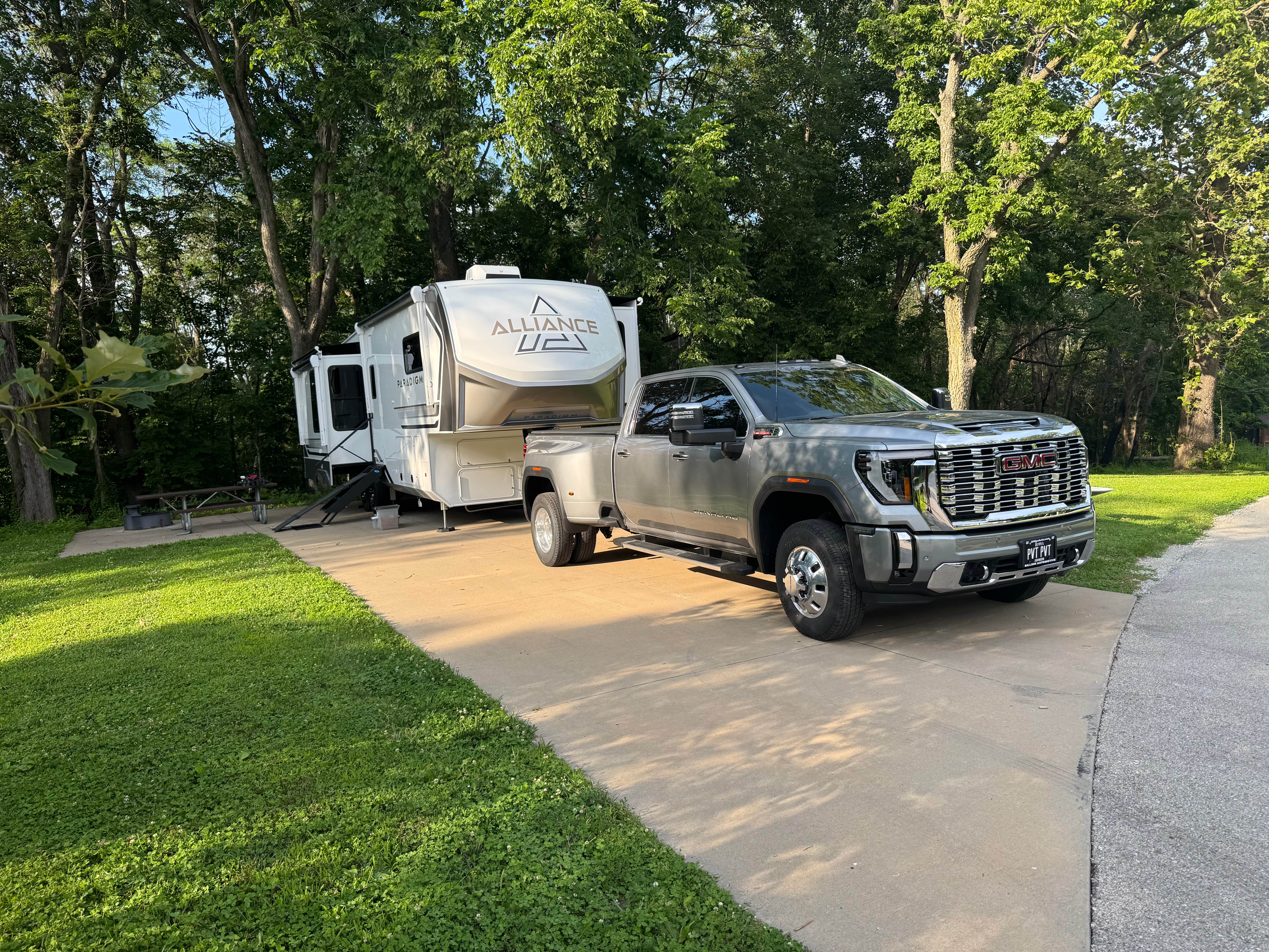 Chuck O.'s photo of rv camping at Linder Point Campground near West Liberty, IA