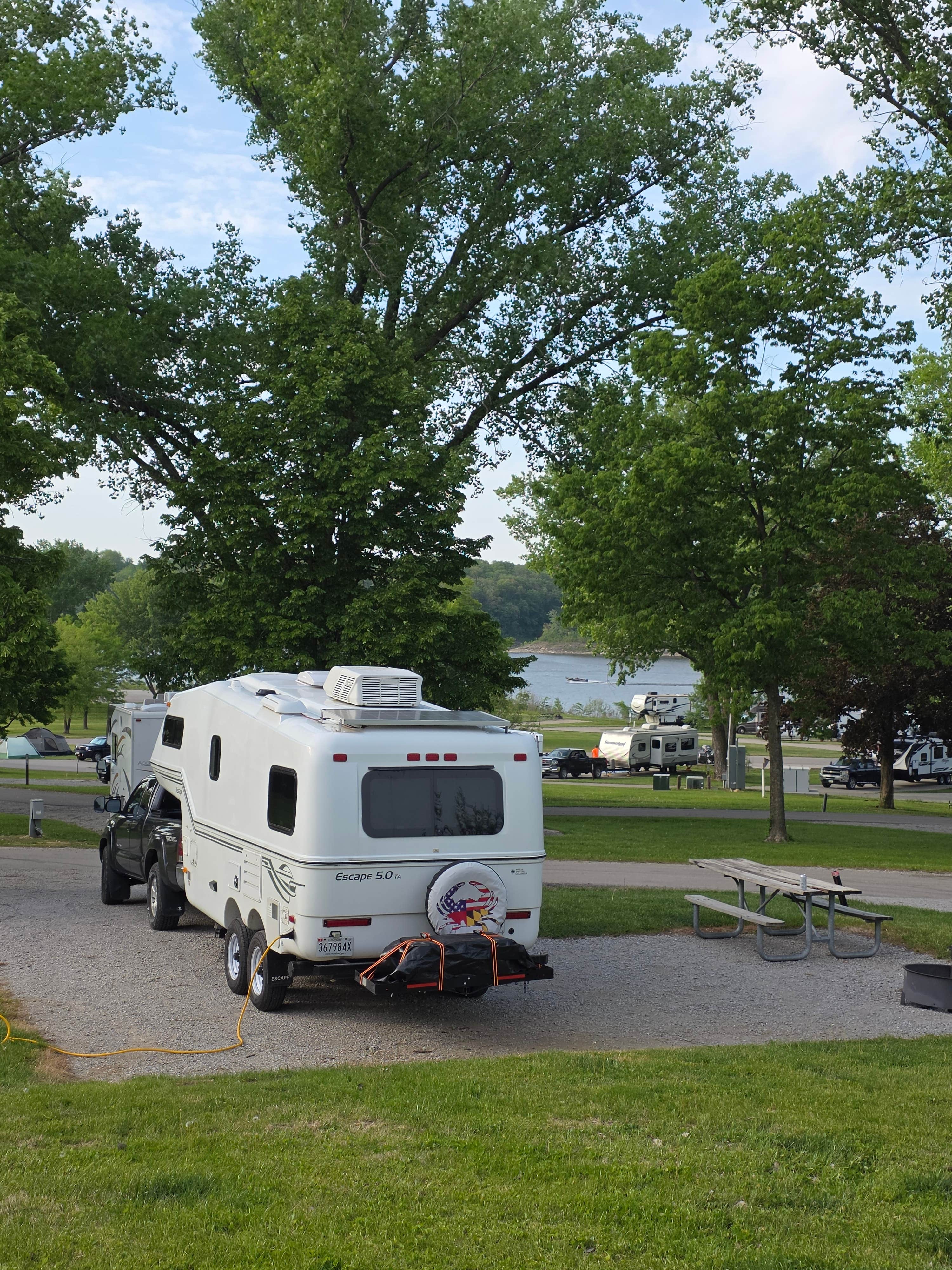 Ann C.'s photo of rv camping at West Overlook Campground near Springville, IA