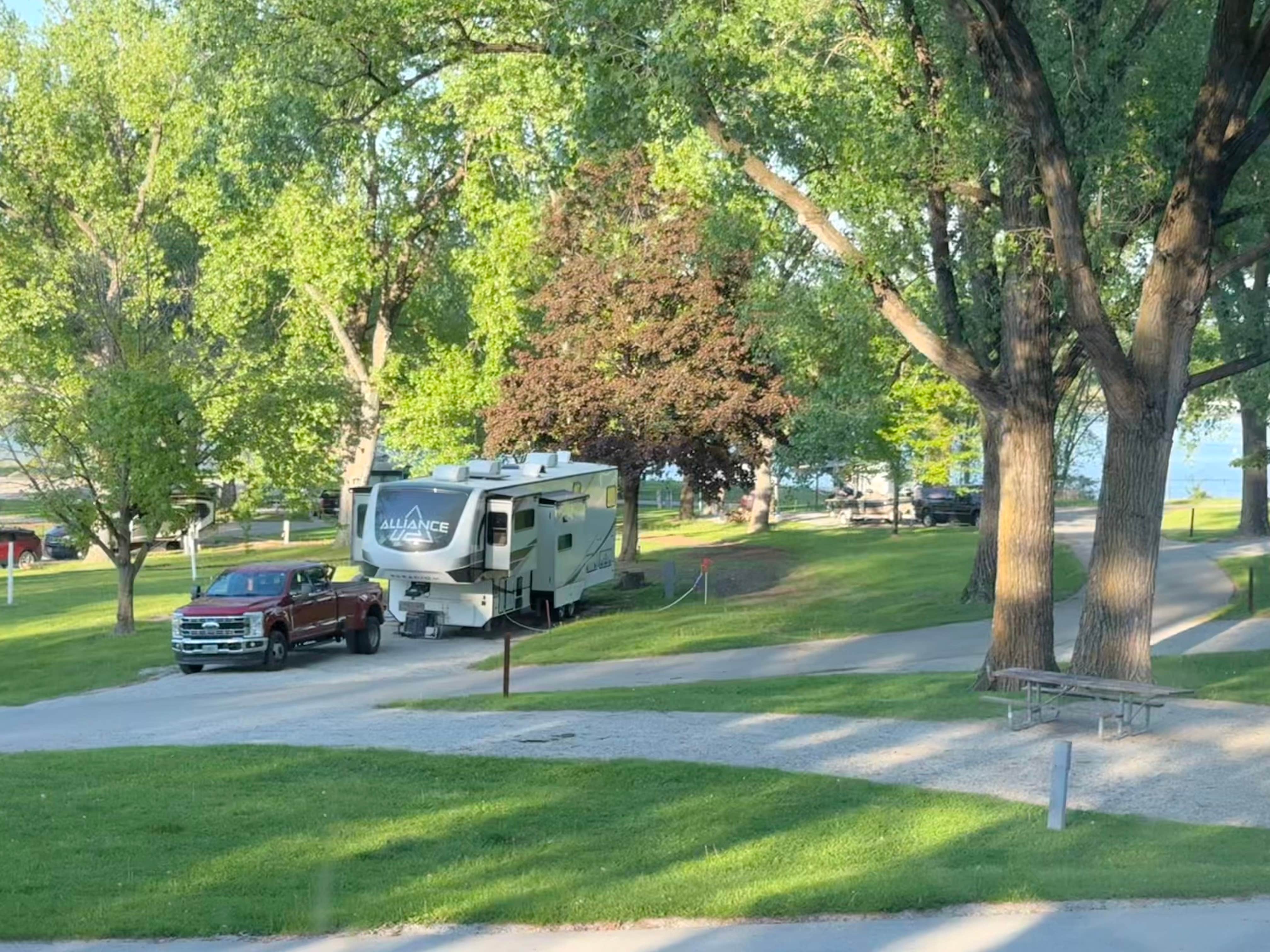 Janet R.'s photo of rv camping at West Overlook Campground near Shellsburg, IA
