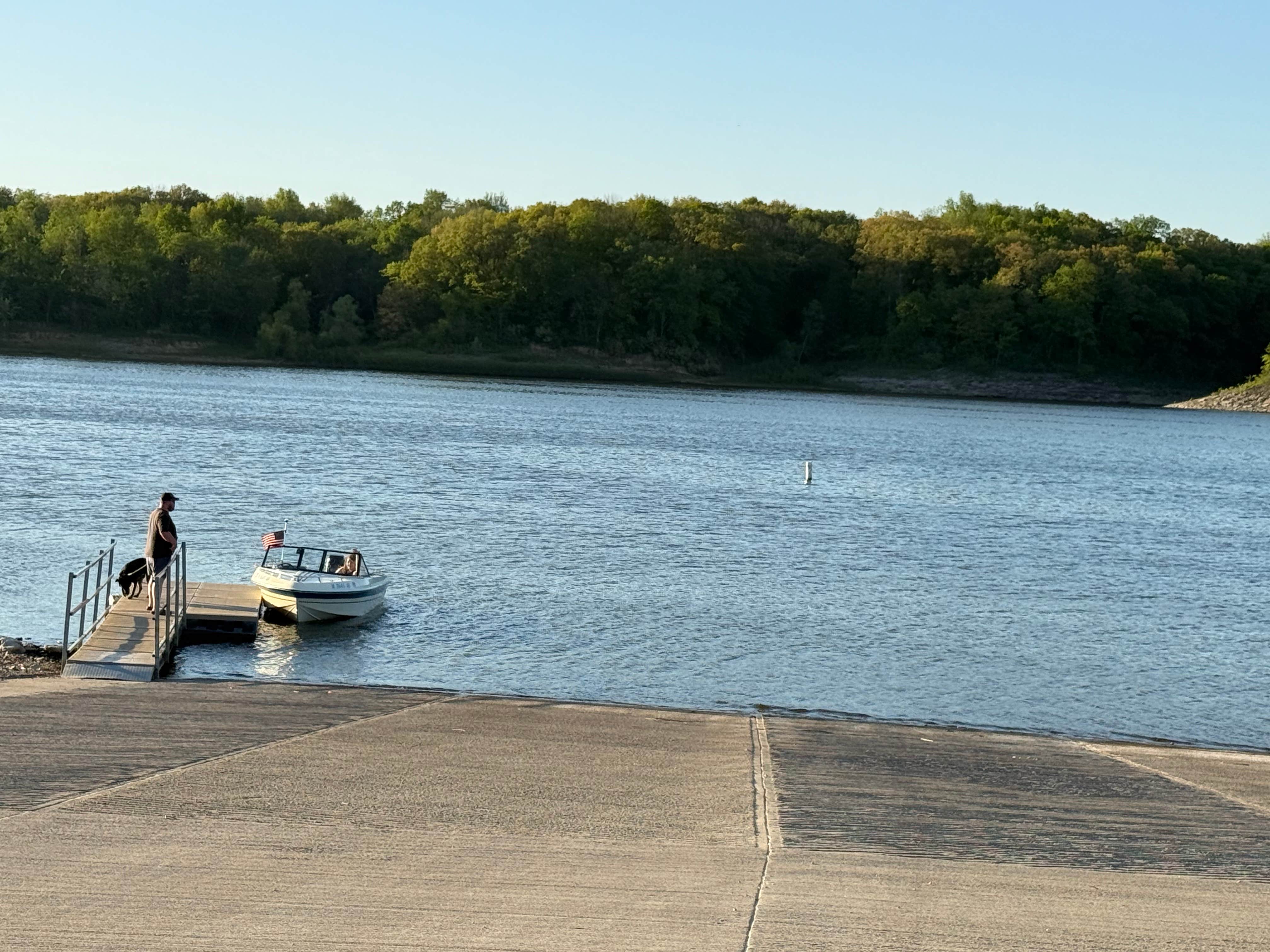 Janet R.'s photo of camping with pets at West Overlook Campground near Muscatine, IA