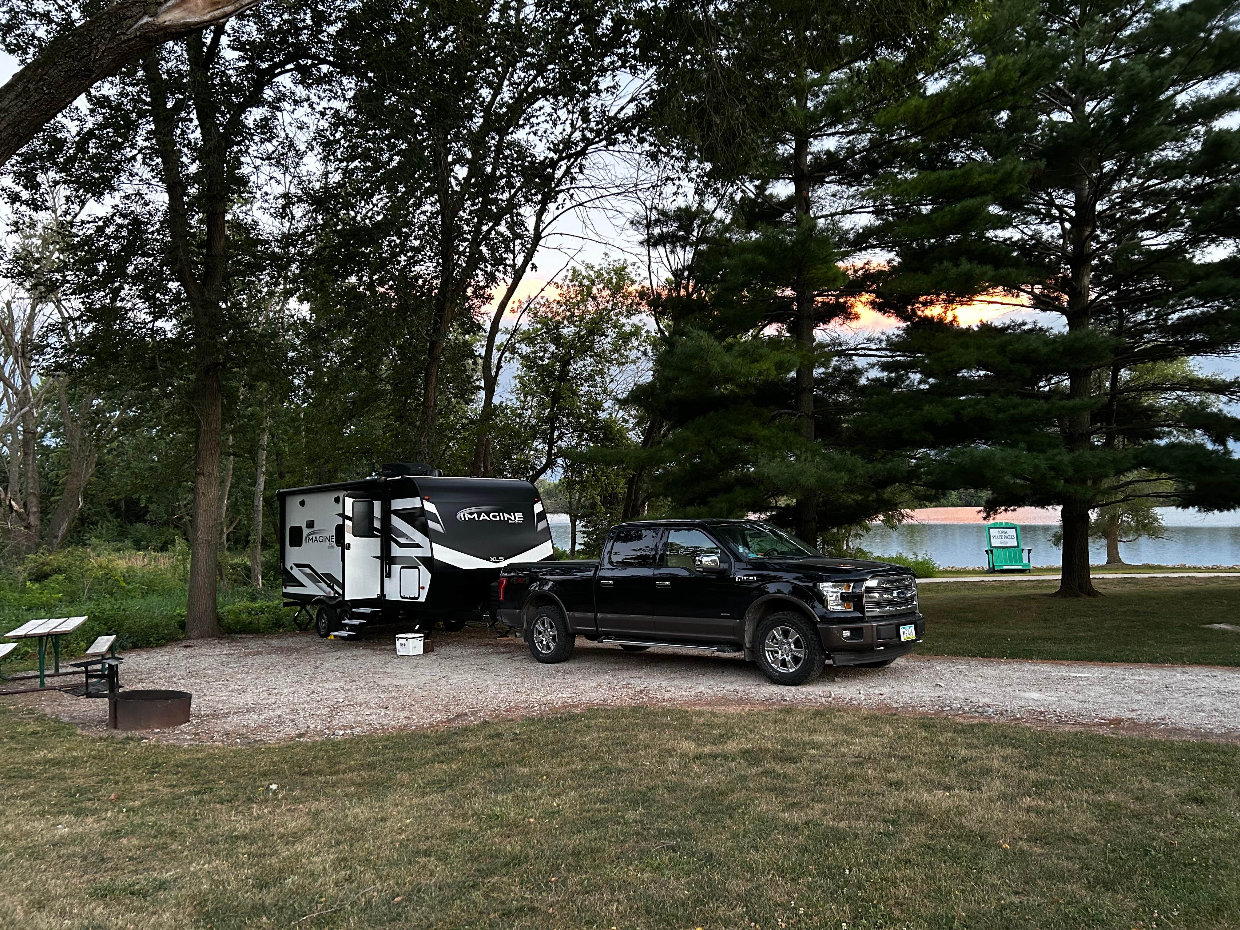 Laura W.'s photo of rv camping at Green Valley State Park Campground near Mount Ayr, IA