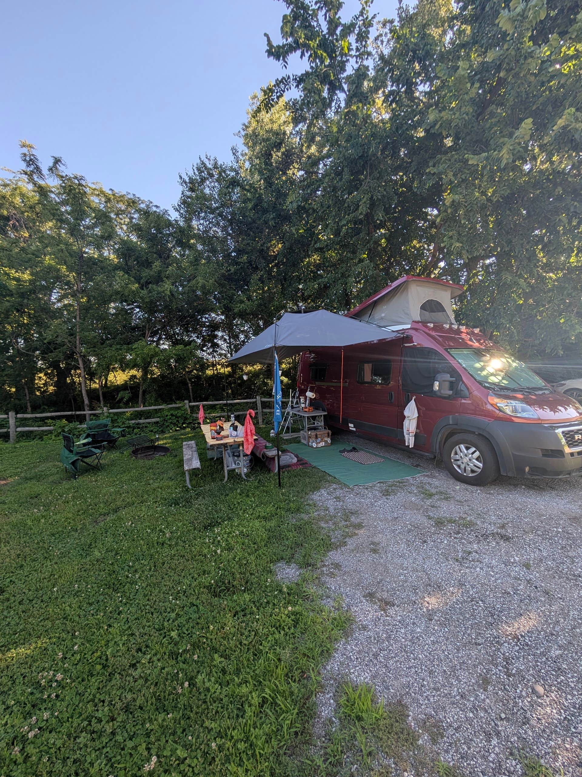 Bob B.'s photo of rv camping at Hitchcock County Nature Center near Honey Creek, IA