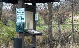 James M.'s photo of camping with pets at Otter Creek Lake and Park near Waterloo, IA