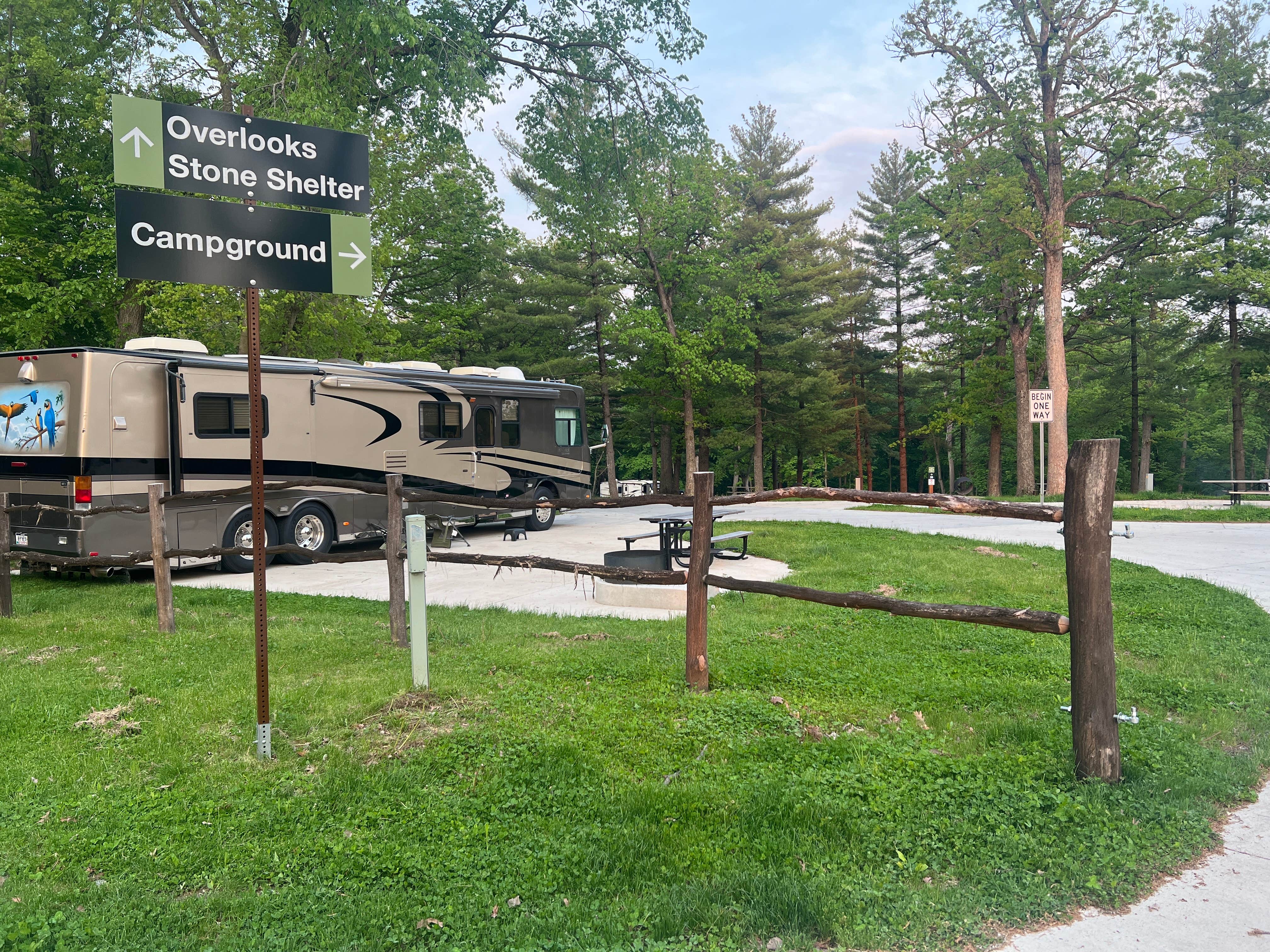 Marci S.'s photo of rv camping at Pikes Peak State Park Campground near Viroqua, WI