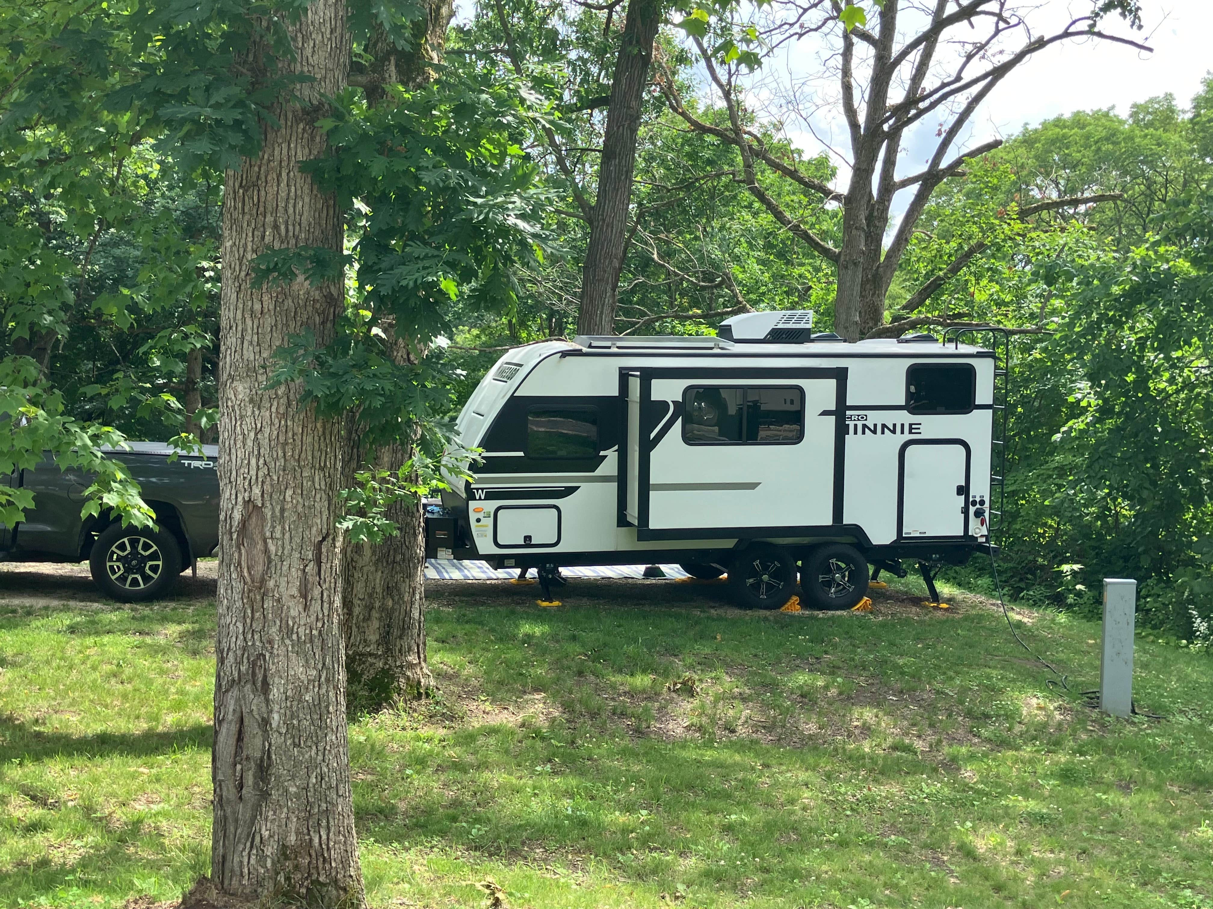 Danny J.'s photo of rv camping at Pikes Peak State Park Campground near Bagley, WI