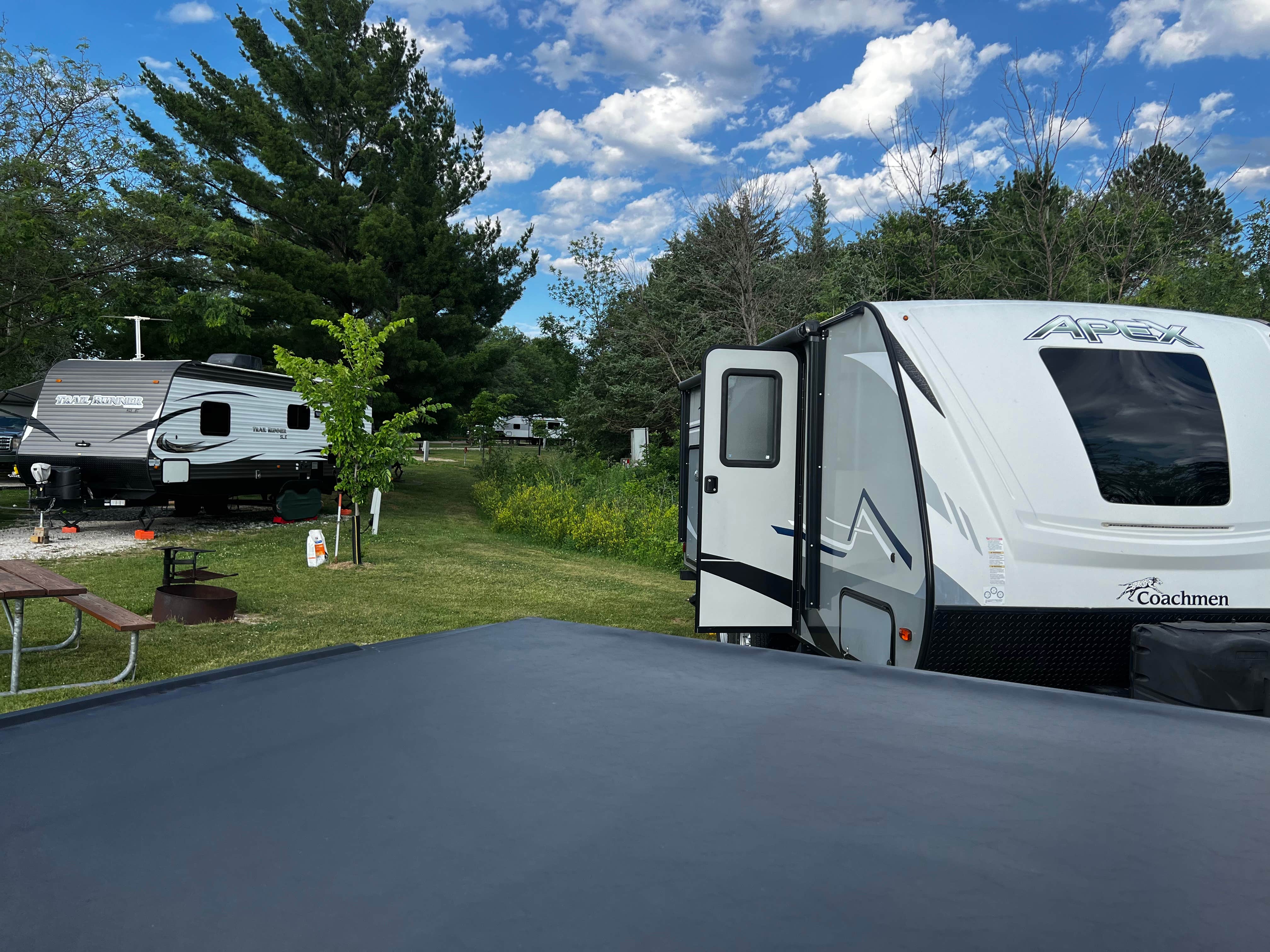 Roger's photo of rv camping at Prairie Rose State Park Campground near Guthrie Center, IA