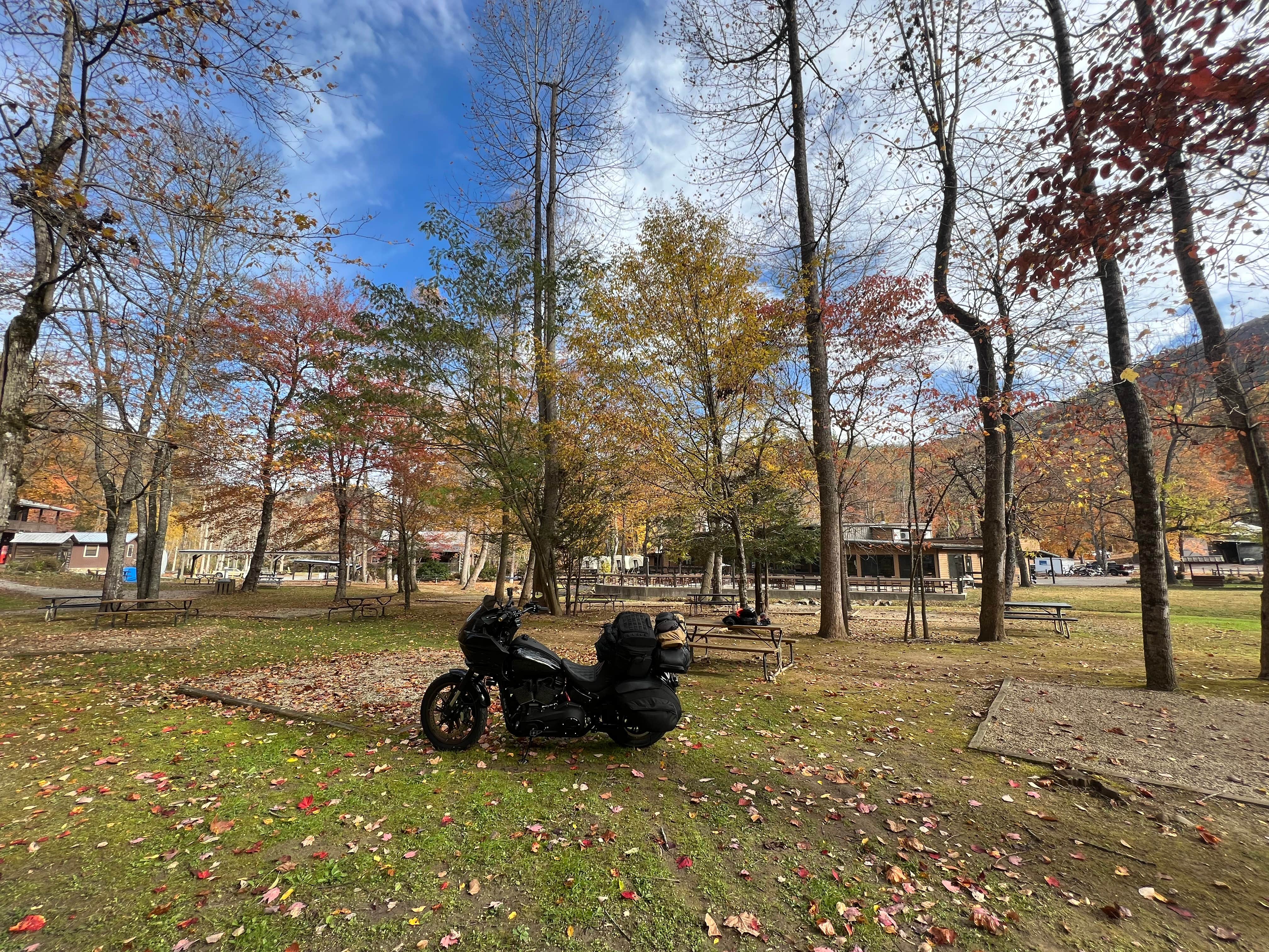 Camper-submitted photo at Iron Horse Motorcycle Lodge & Resort near Fontana Dam, NC