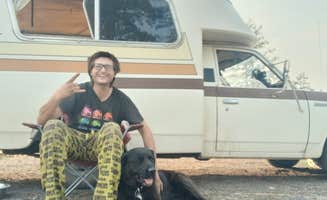 Dahhtt Ridd R.'s photo of camping with pets at Iron Mountain Campground — Mary Minerva McCroskey State Park near Lamont, WA