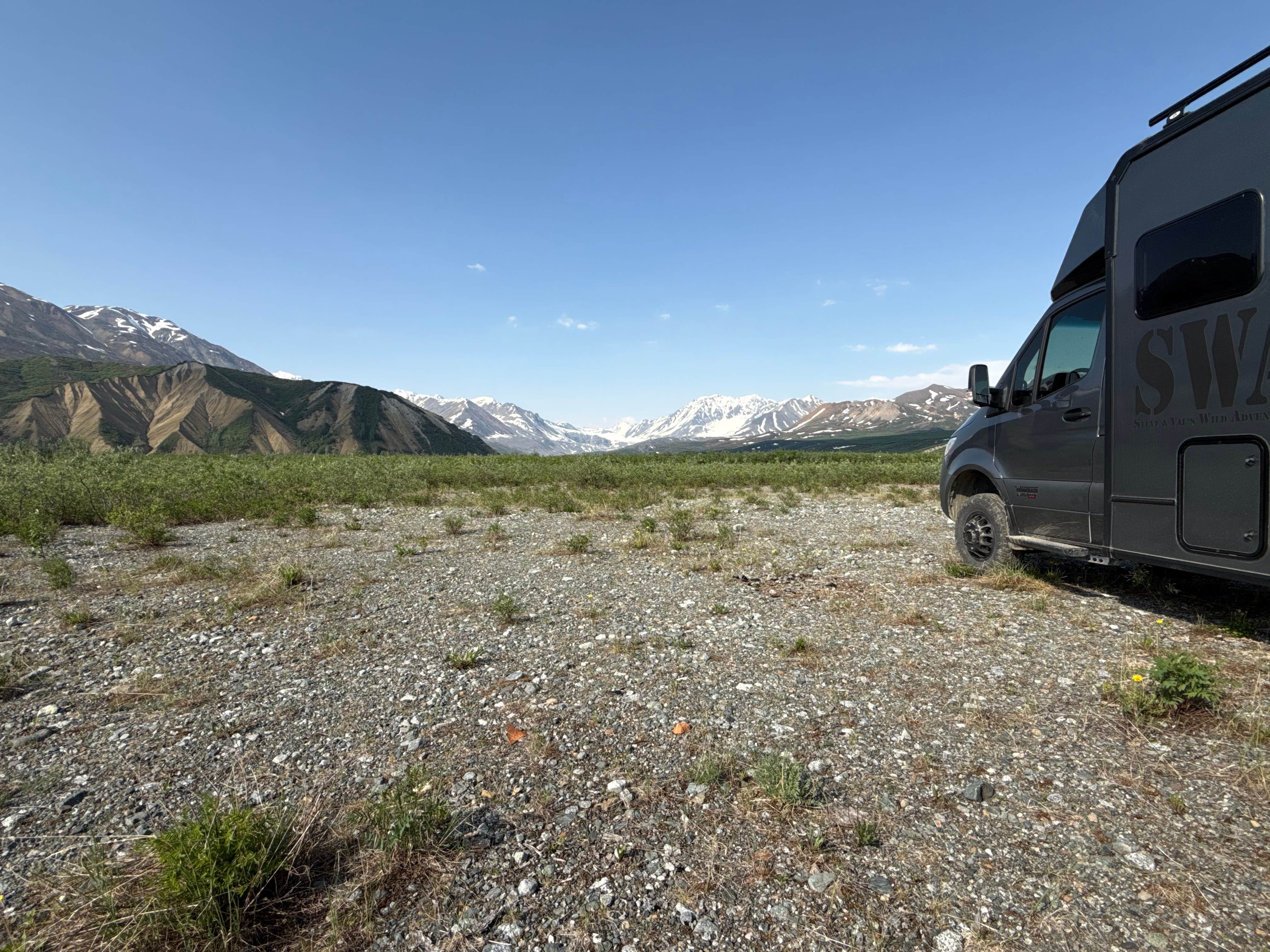 Steve L.'s photo of rv camping at Isabell Pass, Gulkana Glacier Area near Fort Greely, AK