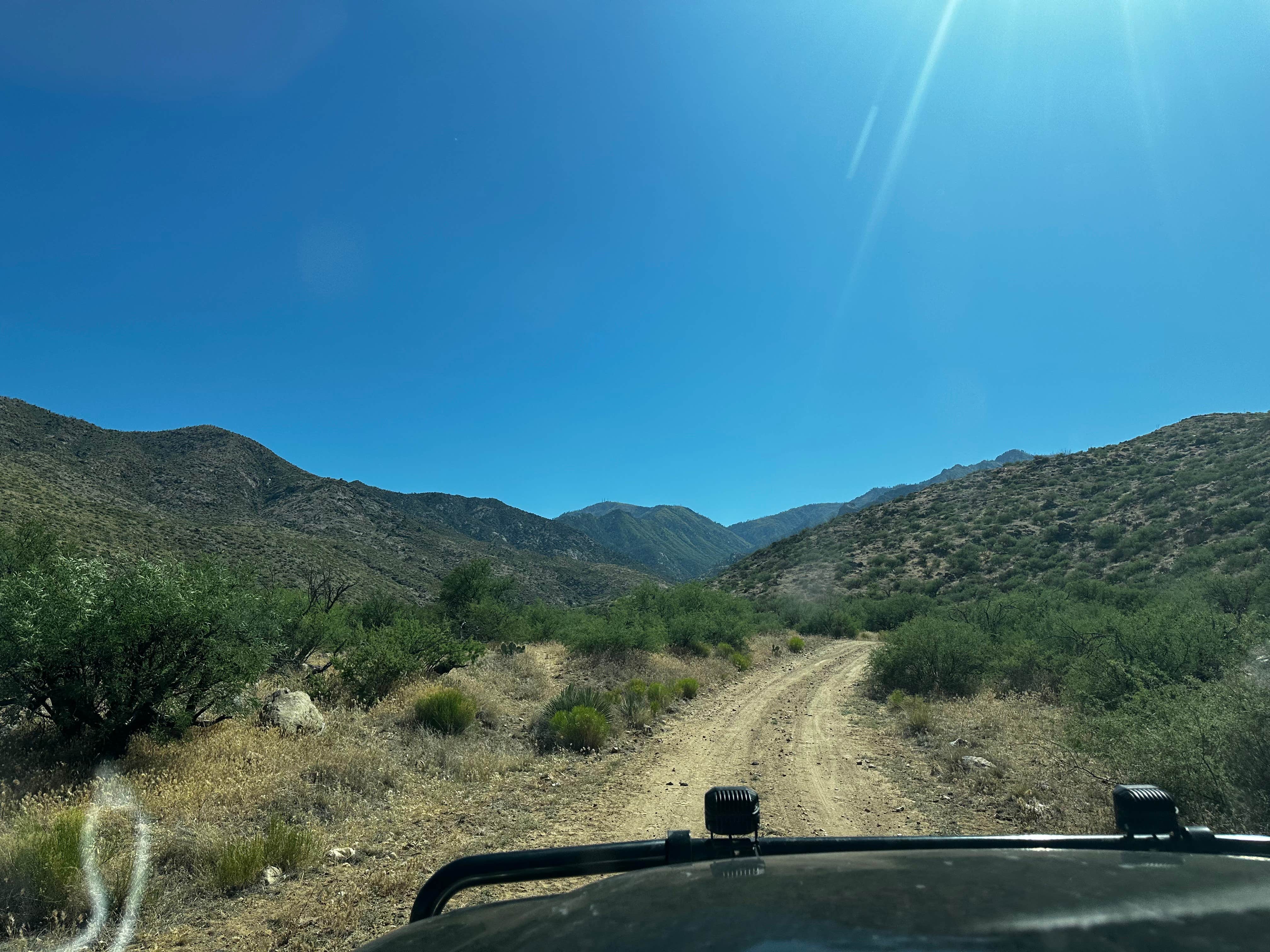Shane W.'s photo of a dispersed camping area at Jacobson Canyon Overlook near Pima, AZ
