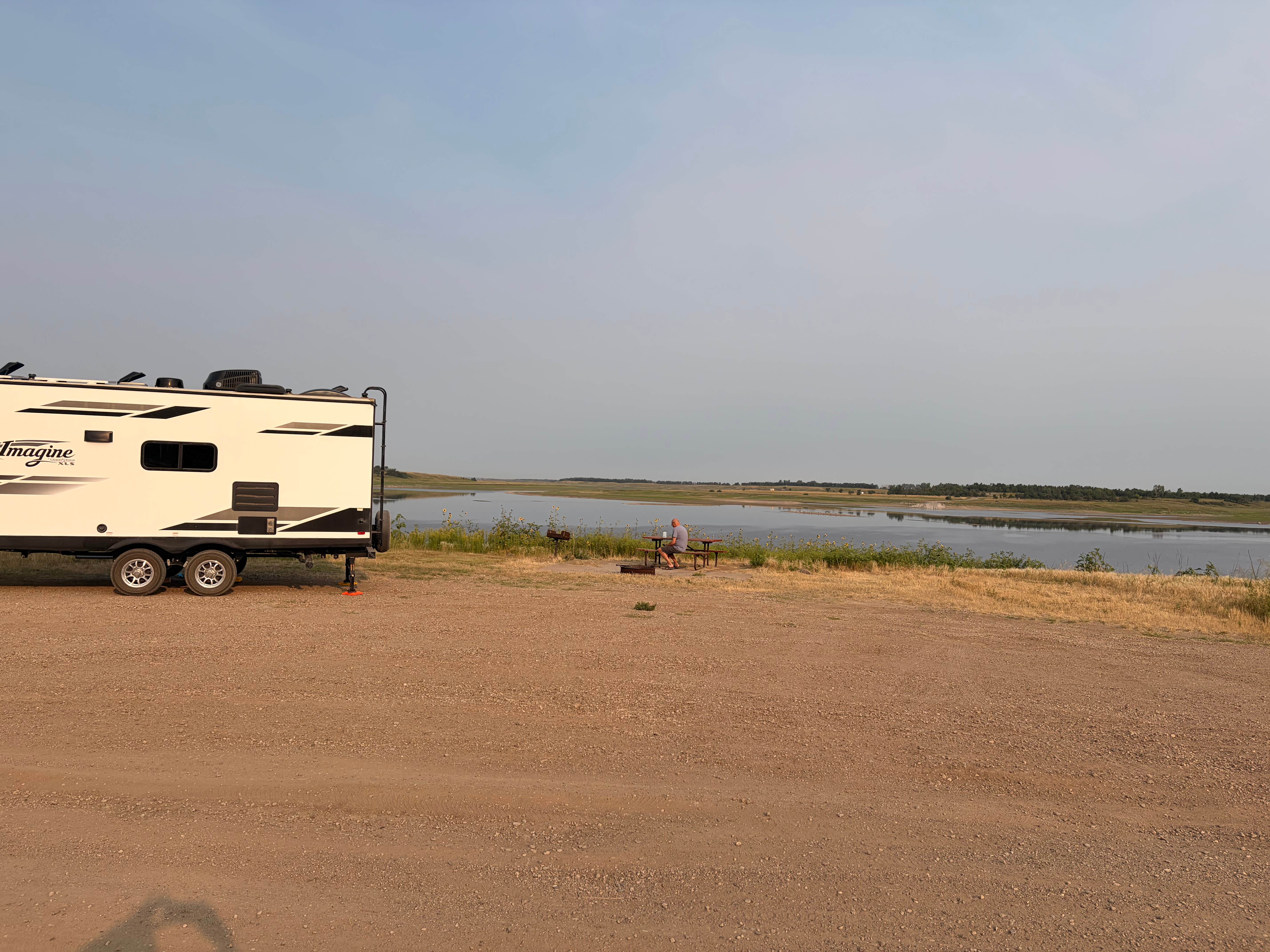 Camper-submitted photo at Jamestown ND Dam near Jamestown, ND