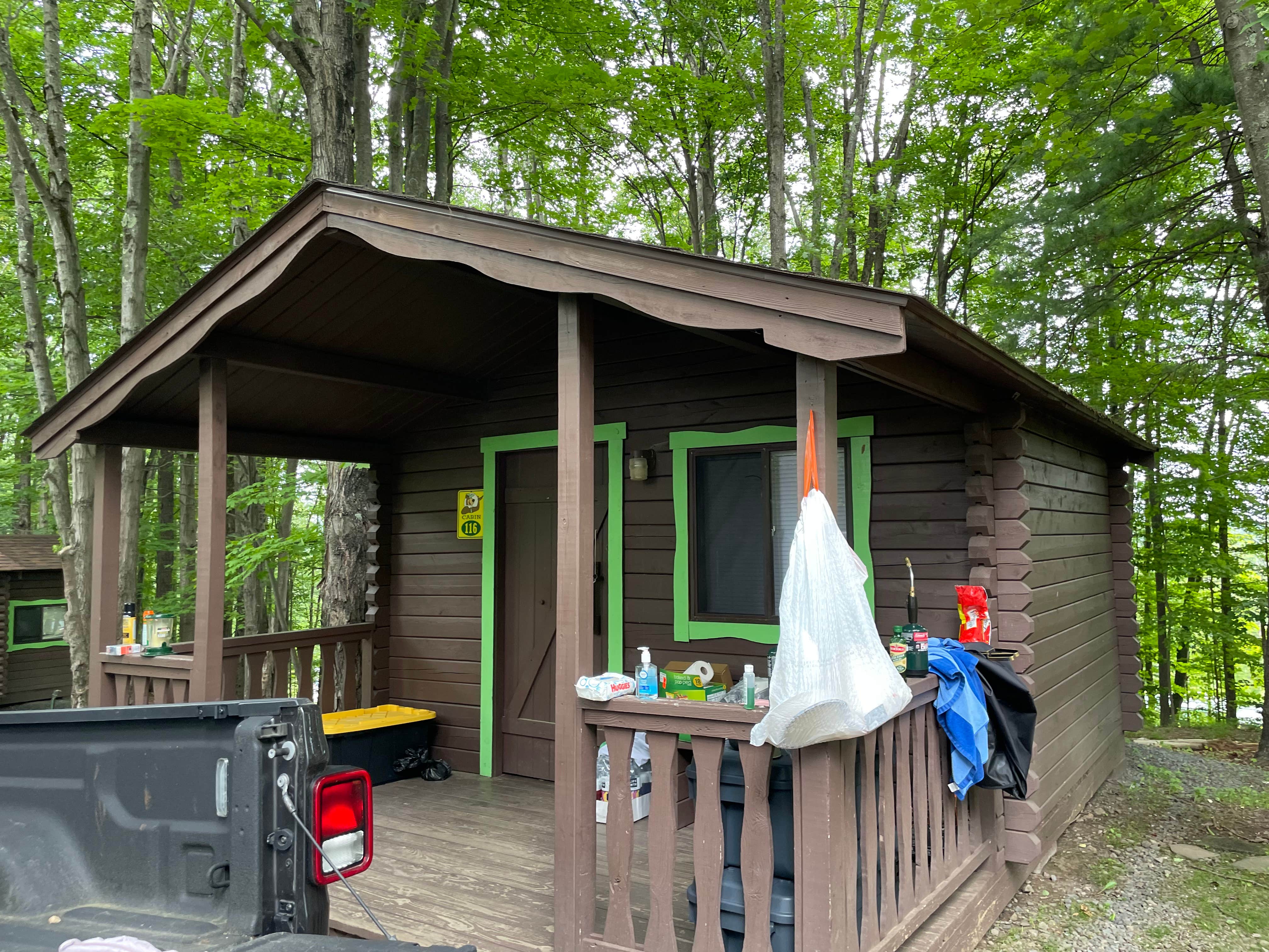 Sambath T.'s photo of a cabin at Yogi Bear's Jellystone Park at Birchwood Acres near Cornwall-on-Hudson, NY