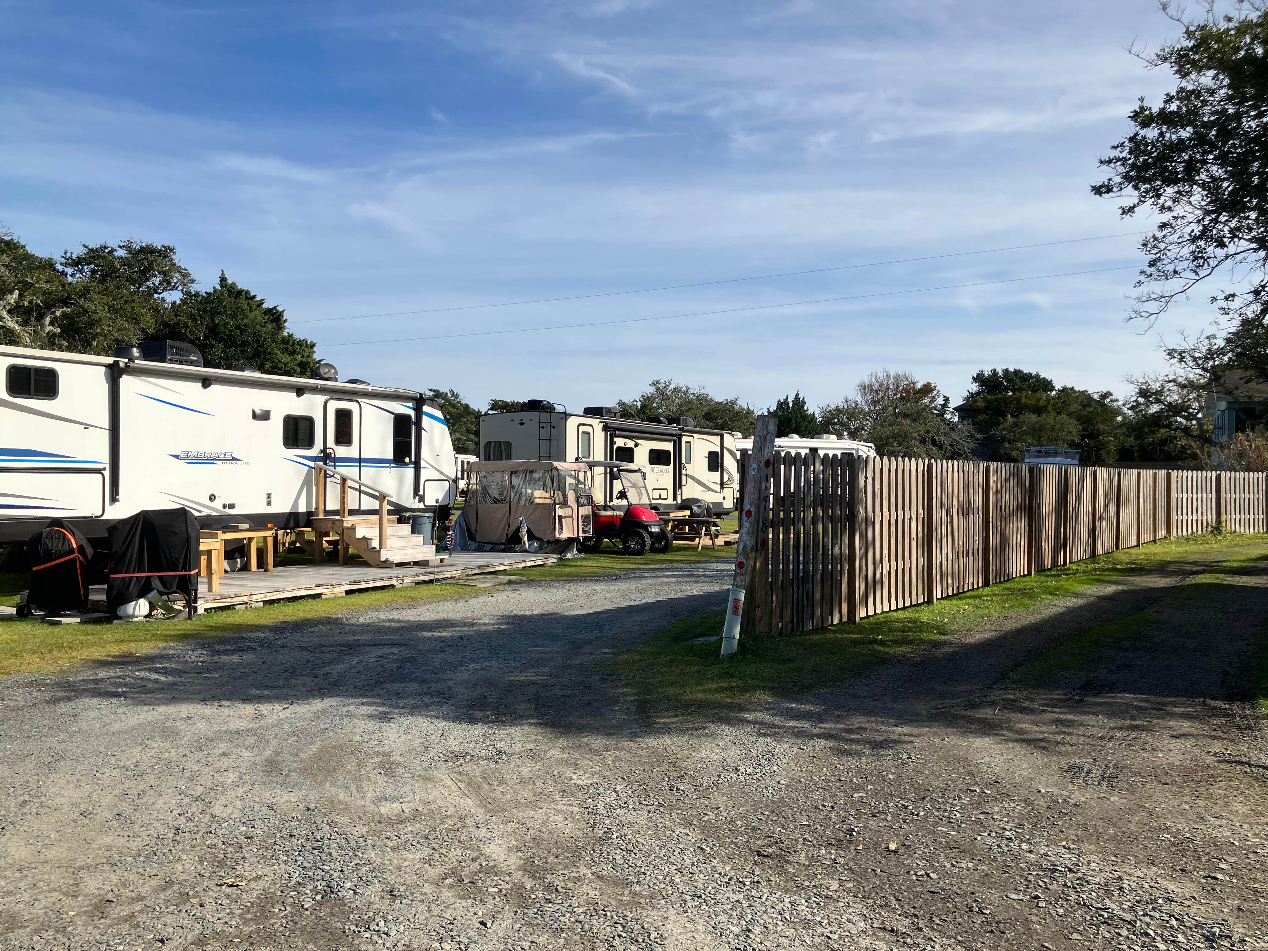 Camping near Ocracoke Campground — Cape Hatteras National Seashore: Jerniman's Campground, Ocracoke, North Carolina