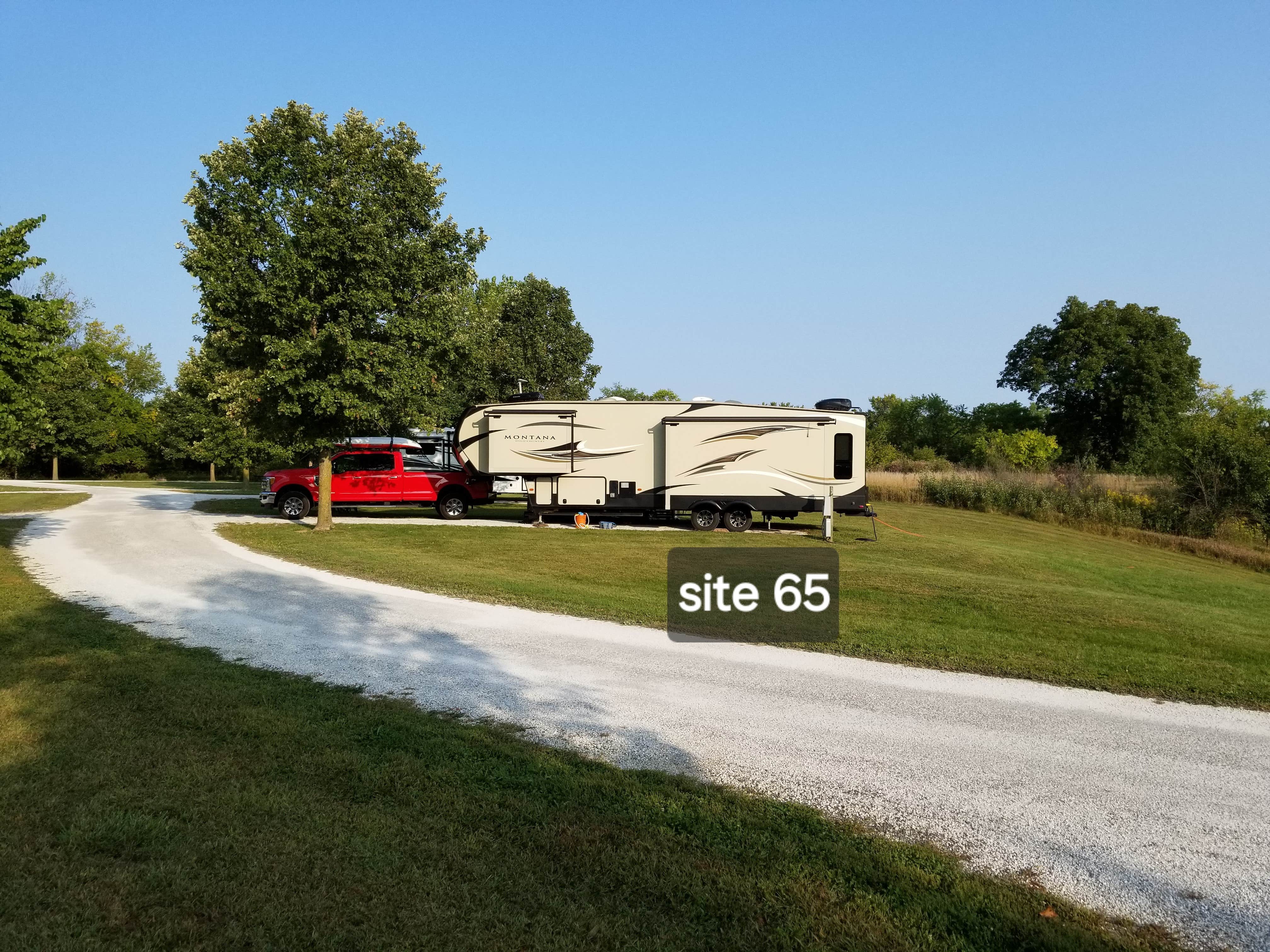 Camper submitted image from Jim Edgar Panther Creek - Prairie Lake Campground - 3