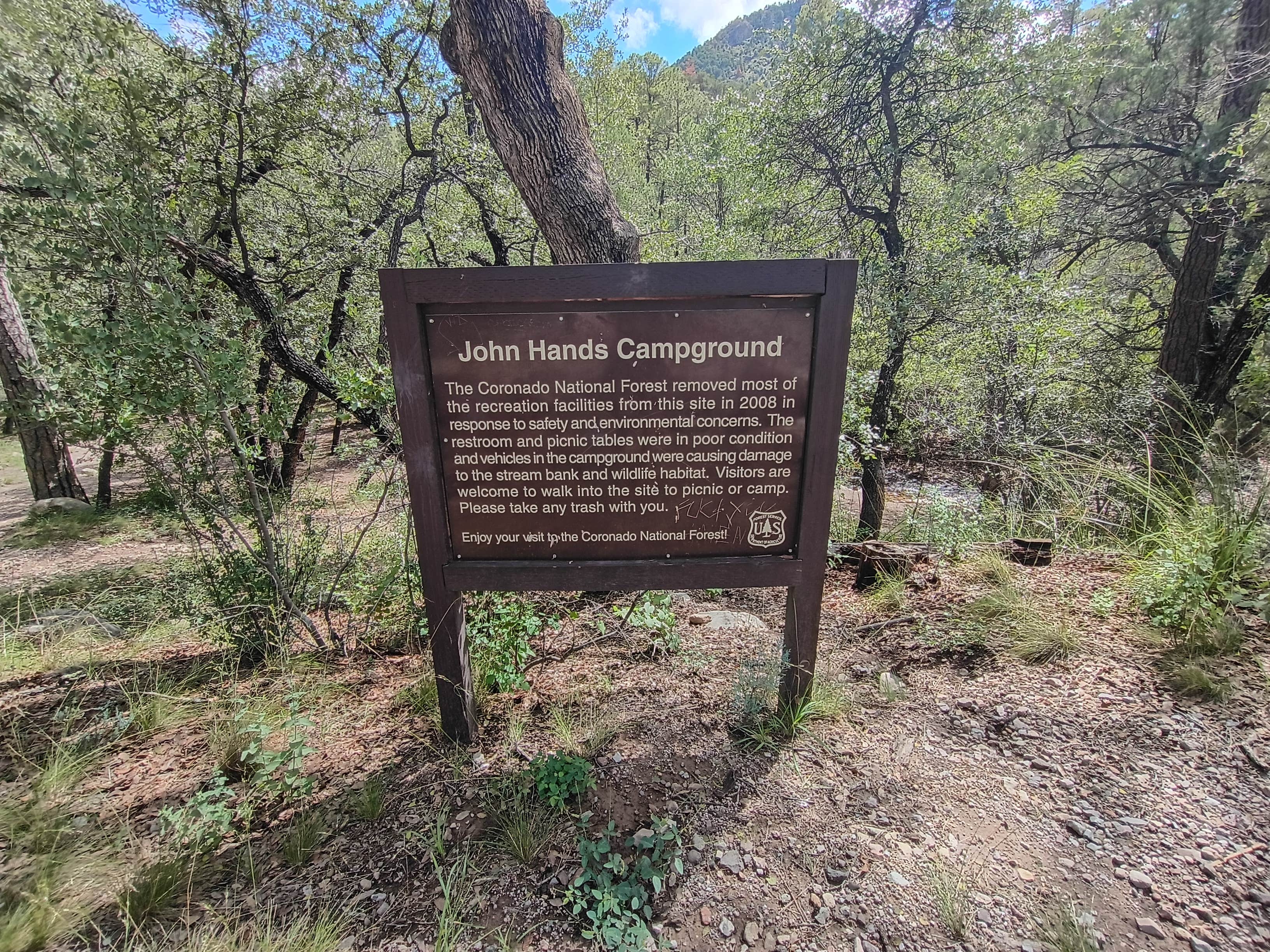 Camper-submitted photo at John Hand Campground near Rodeo, NM