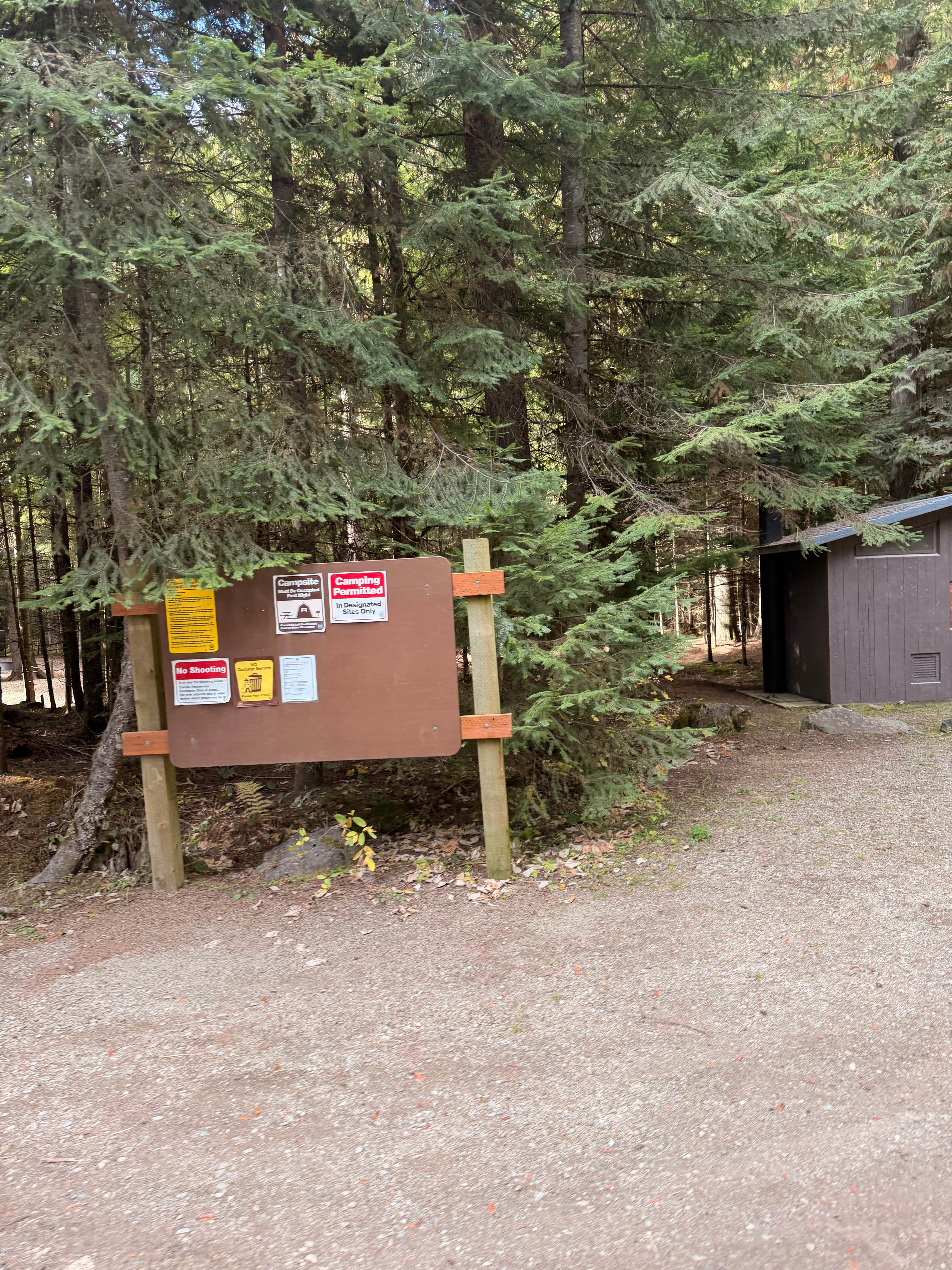 johns creek camping area