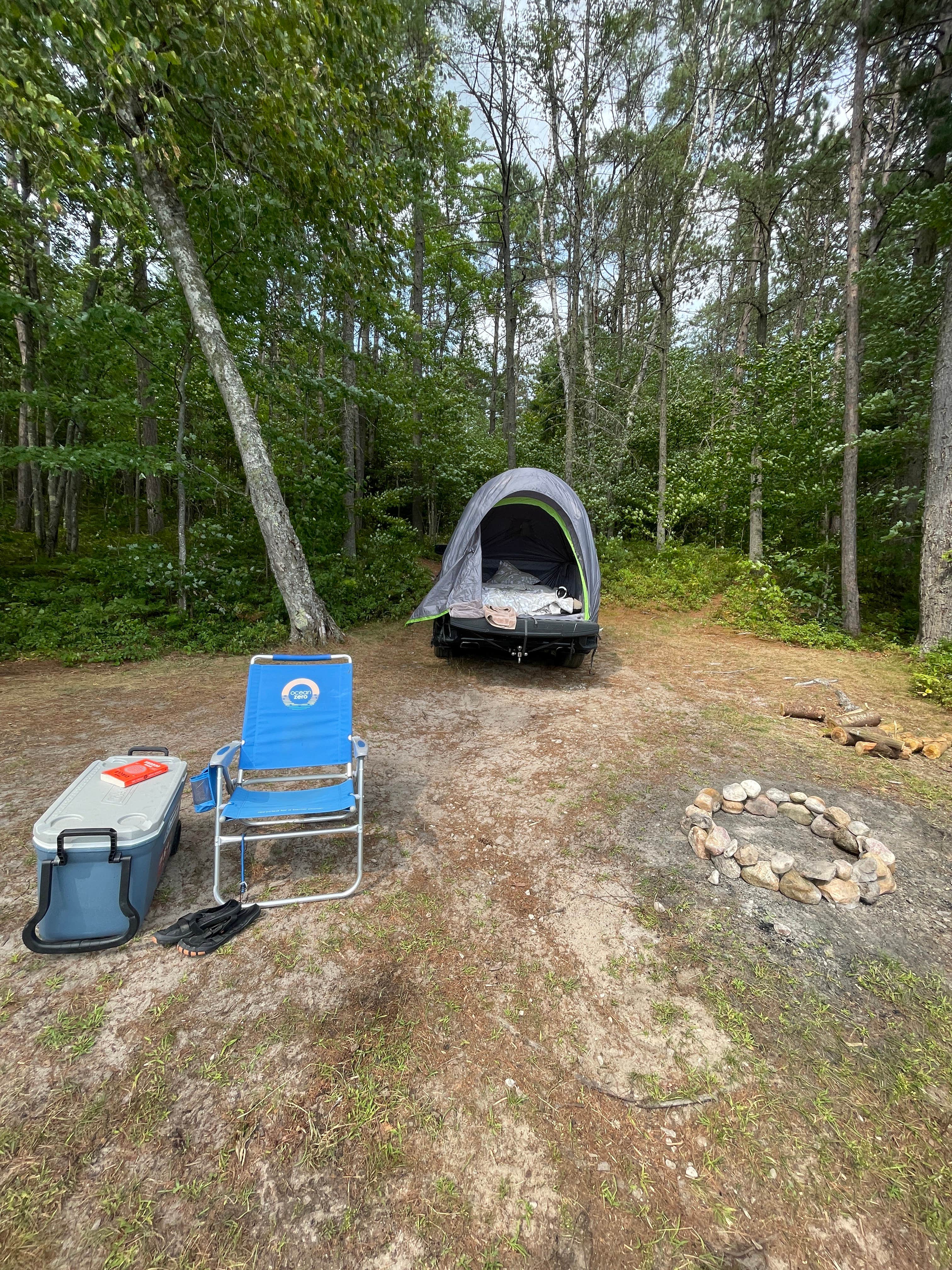 Camper-submitted photo at Jones Pond NYSDEC Primitive Campsites near Rainbow Lake, NY