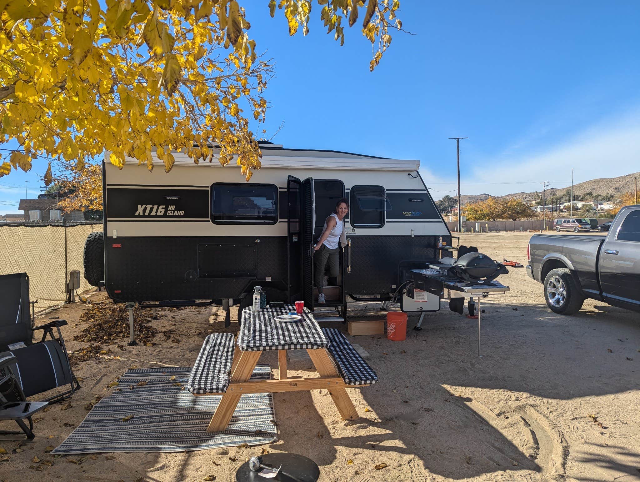 Karen M.'s photo of rv camping at Joshua Tree RV & Campground near Morongo Valley, CA