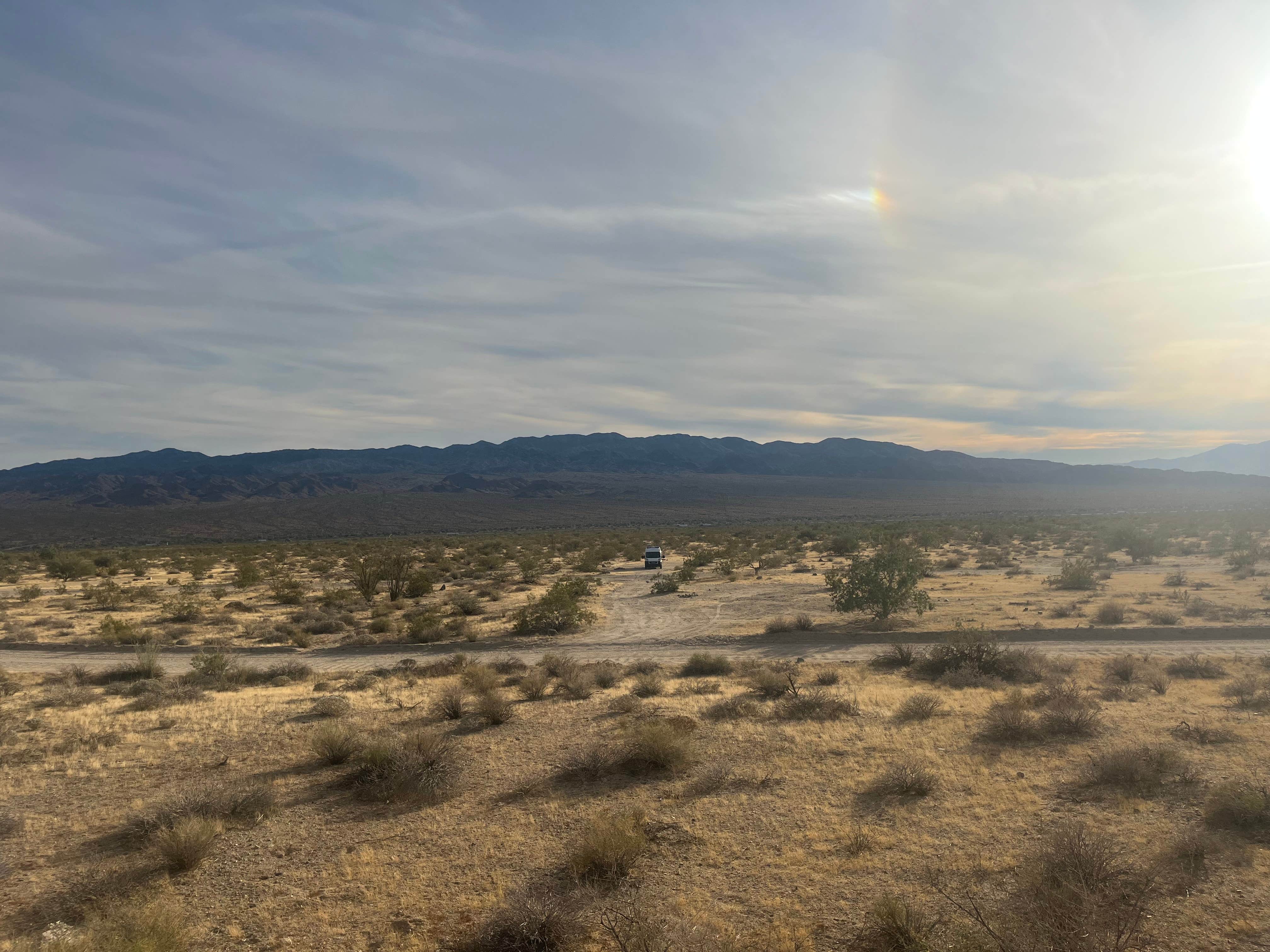 Sarah M.'s photo of a dispersed camping area at Joshua Tree South Dispersed Camping near Twentynine Palms, CA