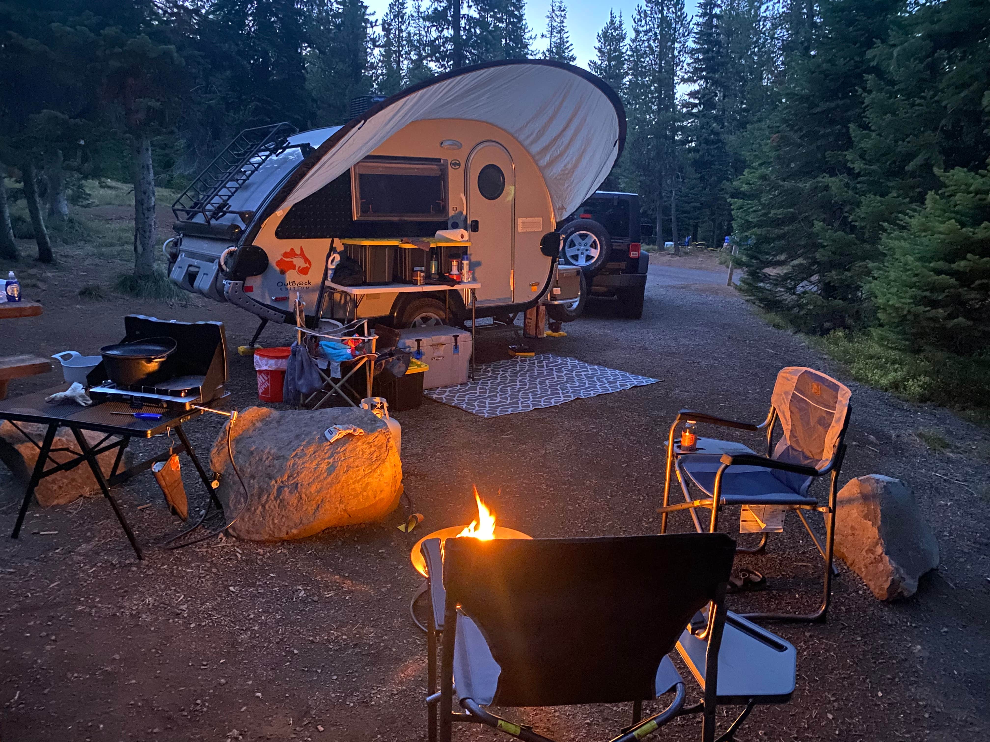 Jon and Jenny P.'s photo at Jubilee Lake Campground (Or) — Umatilla National Forest near Dixie, WA