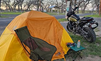 Steven B.'s photo of tent camping at Junction City Park near Castell, TX