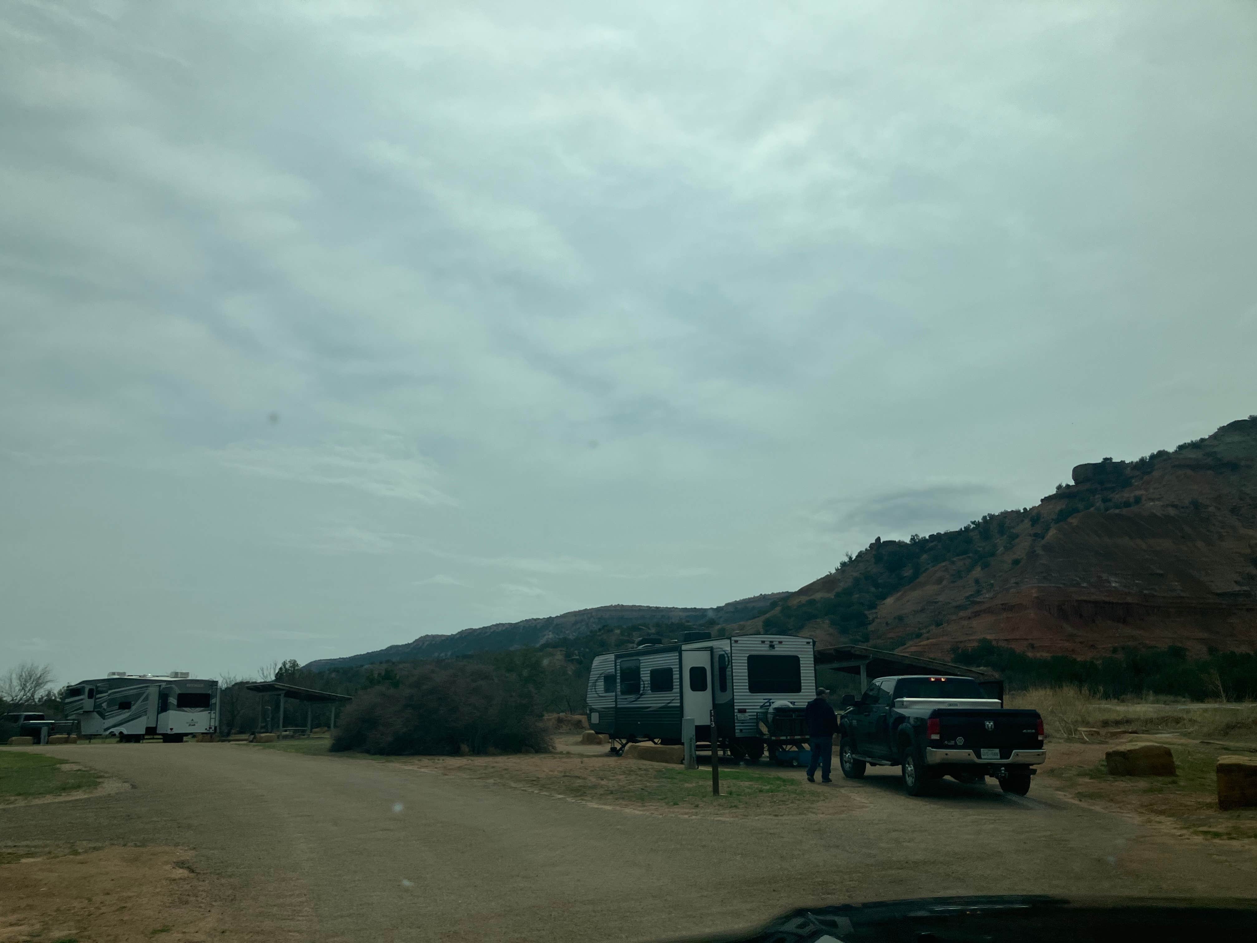 Roger W.'s photo of rv camping at Juniper Campground — Palo Duro Canyon State Park near Fritch, TX