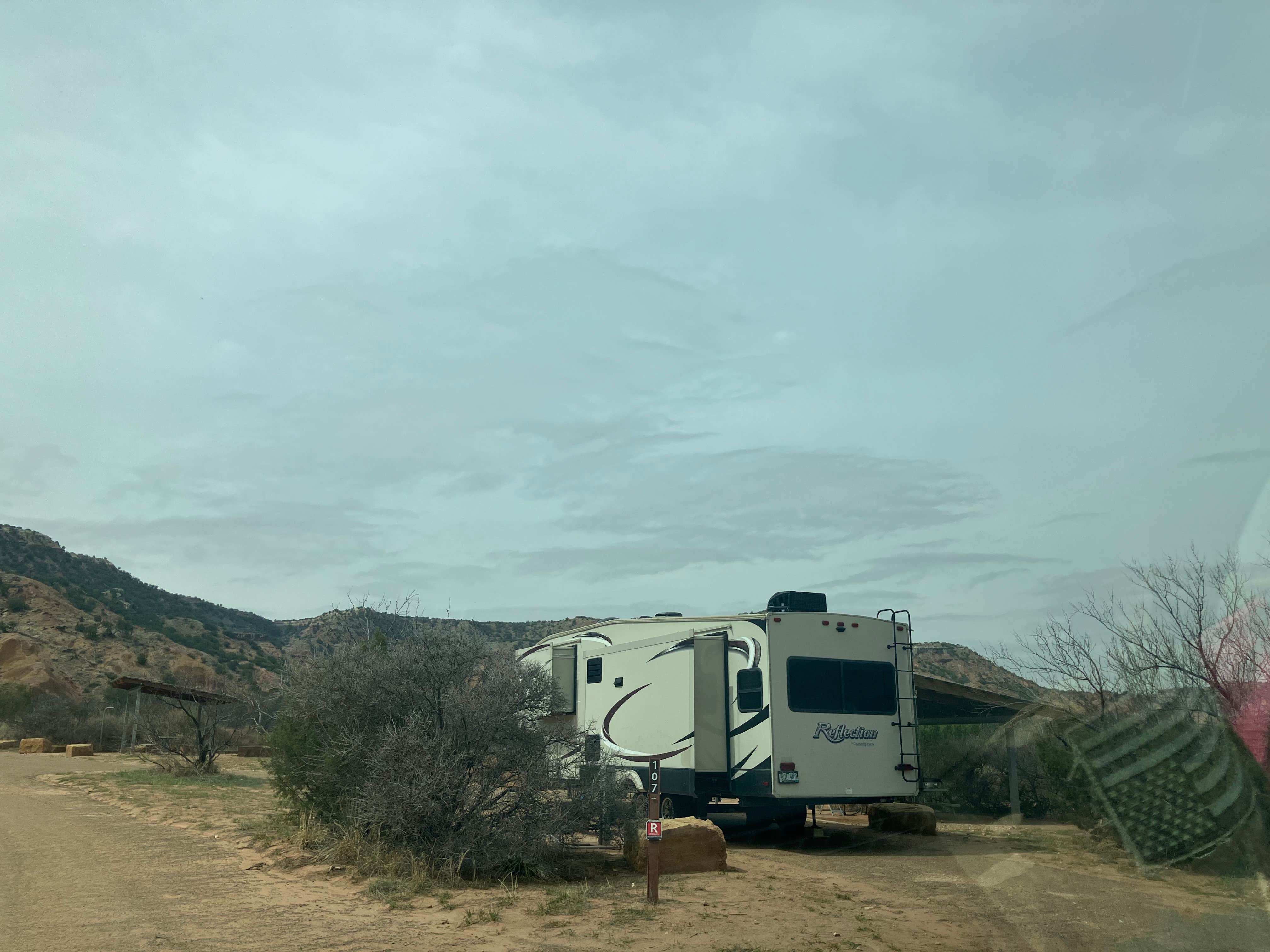Roger W.'s photo of rv camping at Juniper Campground — Palo Duro Canyon State Park near Lake Meredith National Recreation Area