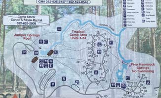 Roger W.'s photo of camping with pets at Juniper Springs Rec Area - Fern Hammock Springs near Ocala National Forest