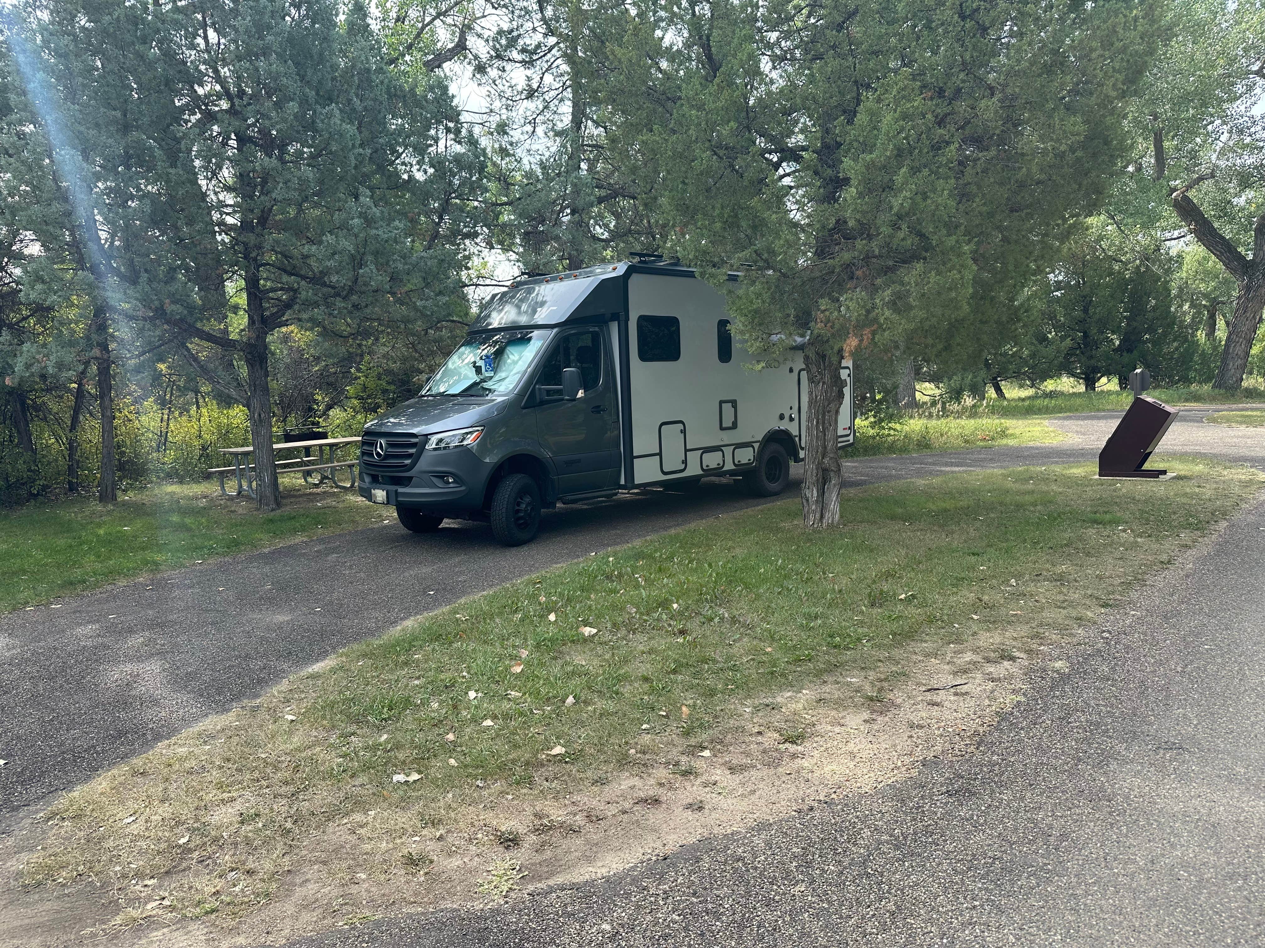 Chris A.'s photo of rv camping at Juniper Campground — Theodore Roosevelt National Park near Killdeer, ND