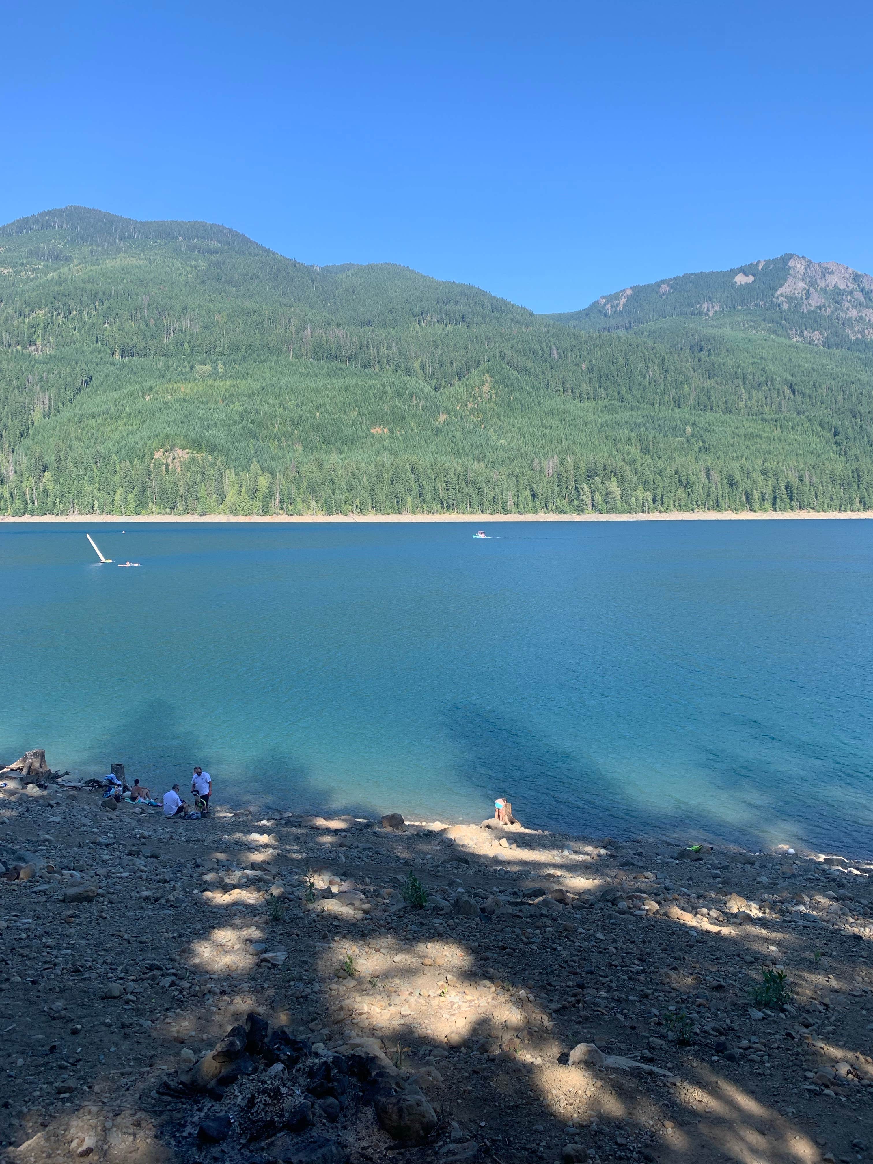 Jada P.'s photo of a dispersed camping area at Kachess Lake Logging Road Campsites near Baring, WA