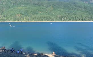 Jada P.'s photo of a dispersed camping area at Kachess Lake Logging Road Campsites near Snoqualmie Pass, WA