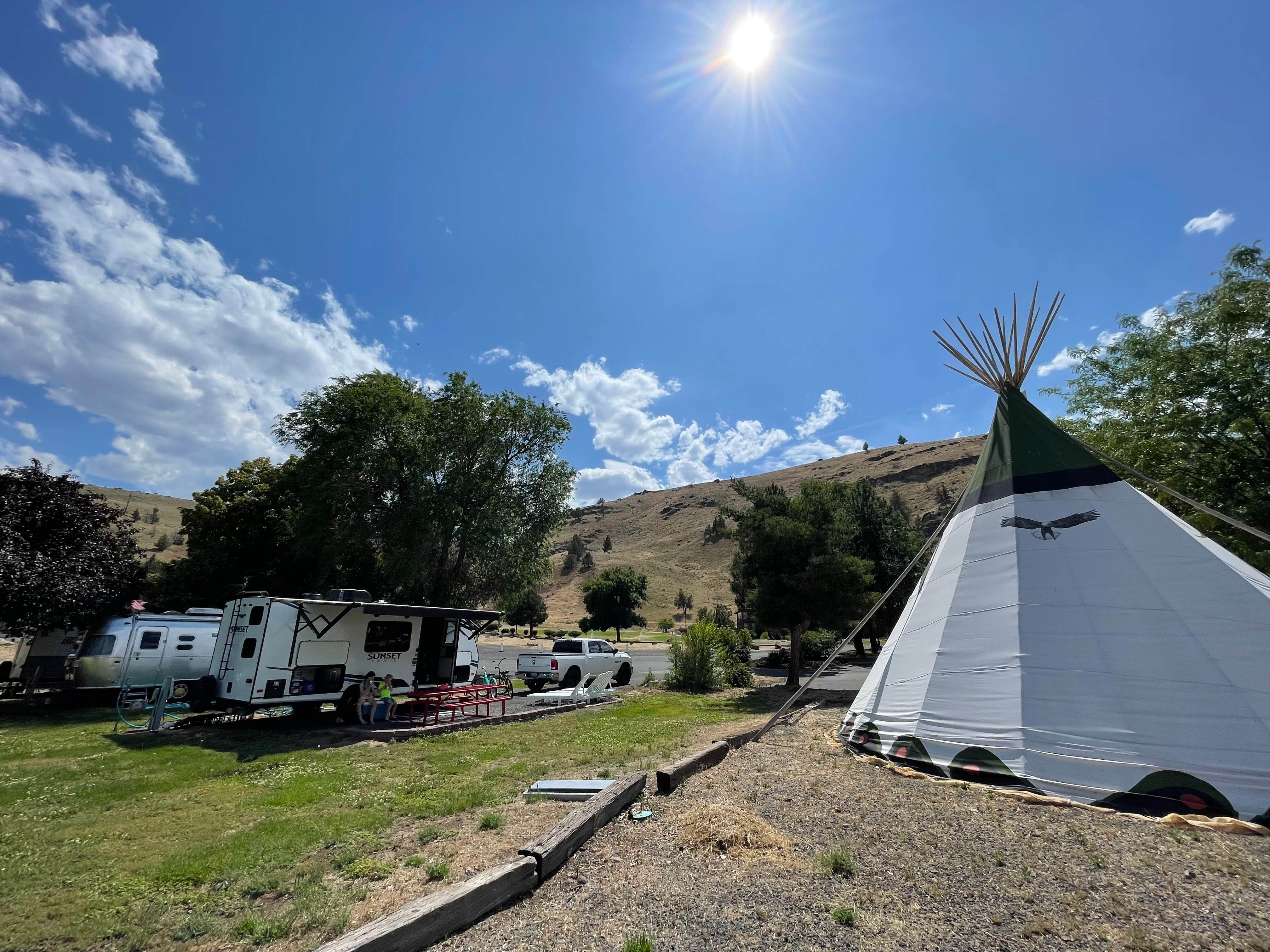 Camper-submitted photo at Kah-Nee-Ta High Desert RV Park near Moro, OR