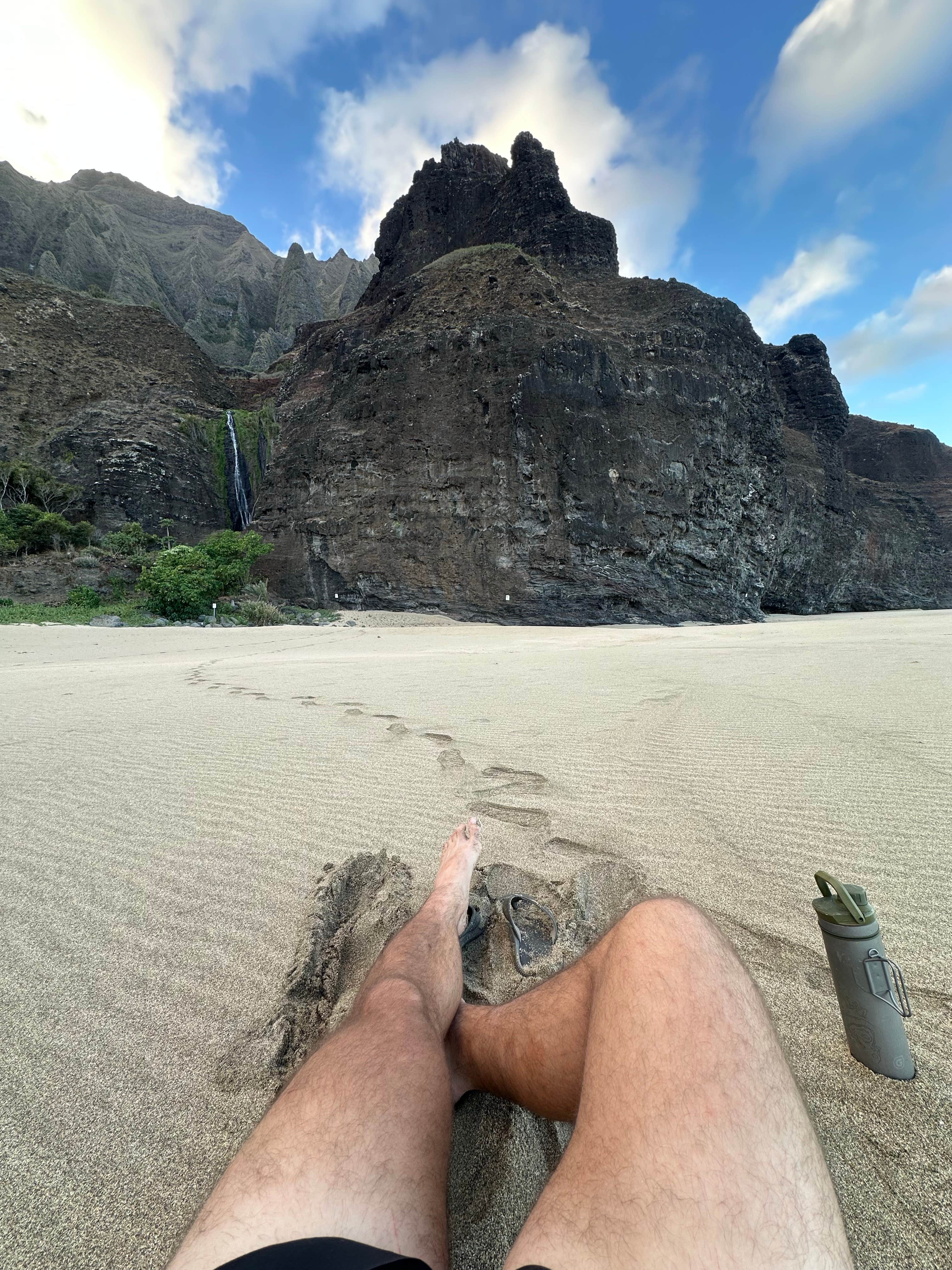 Camper-submitted photo at Kalalau Trail Camping — Nāpali Coast State Wilderness Park near Kapa‘a, HI