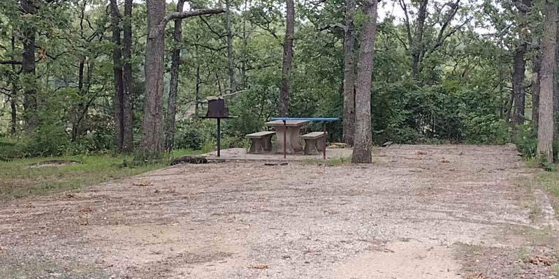 Camper submitted image from Mann's Cove Campground — Cross Timbers State Park