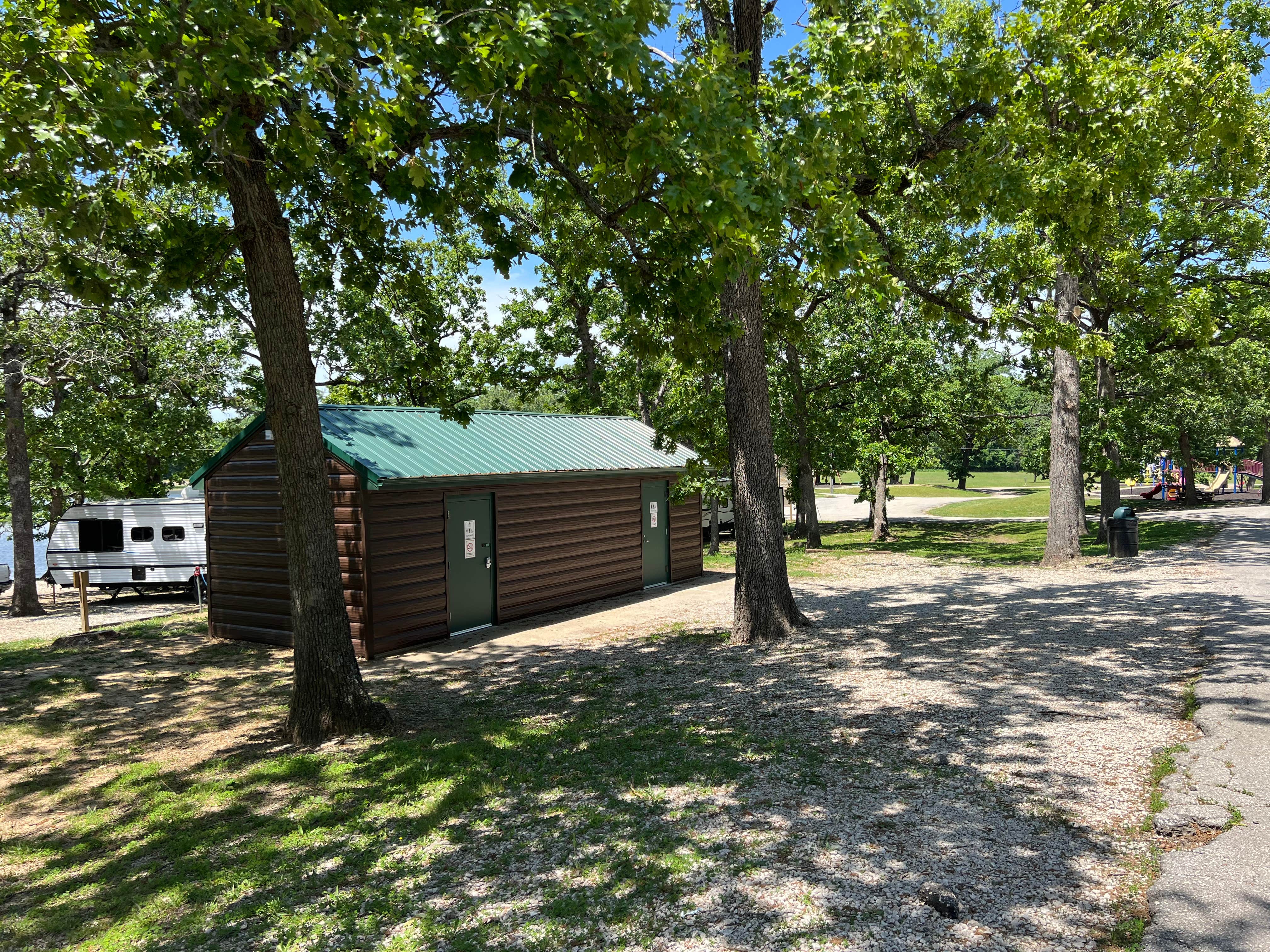 Meghan B.'s photo of a cabin at Gunn Park near Sheldon, MO
